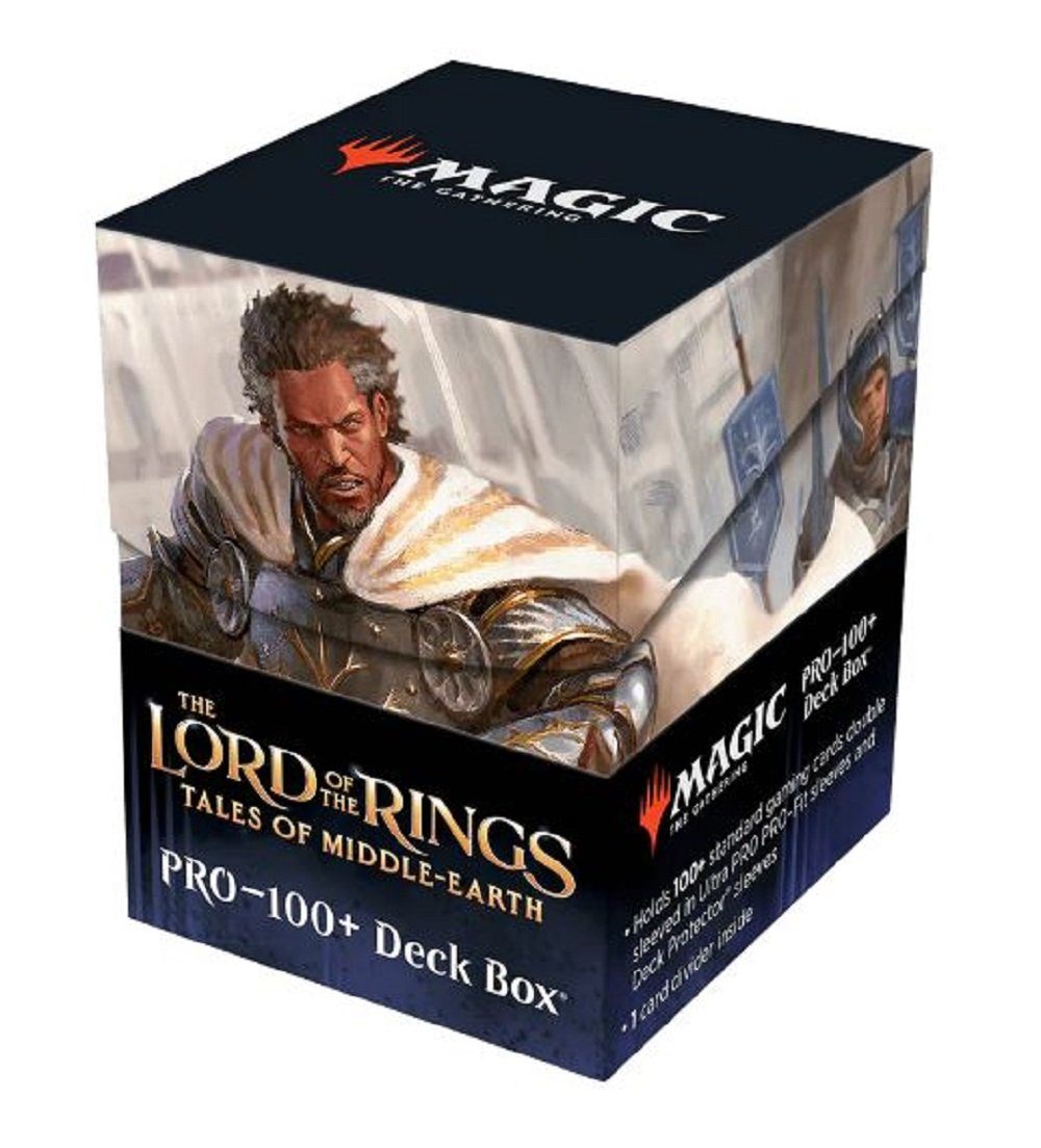 Ultra Pro Sammelkarte THE LORD OF THE RINGS Deck-Box Card-Case "Aragon" 100 Karten+, TALES OF MIDDLE-EARTH FOR MAGIC: THE GATHERING