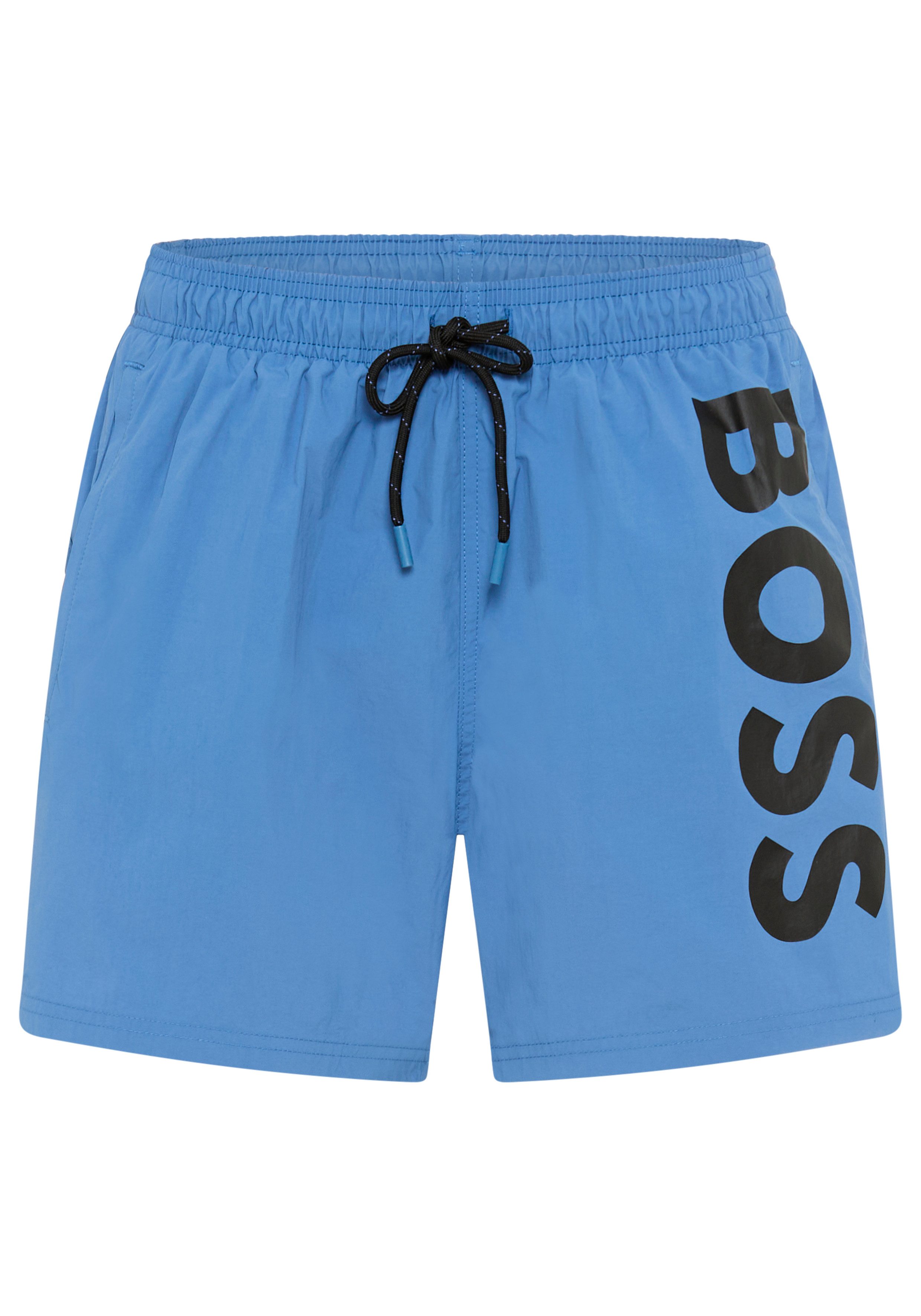 BOSS Badeshorts Octopus Mit BOSS Logoschriftzug, elastischer Taillenbund mit Kordel