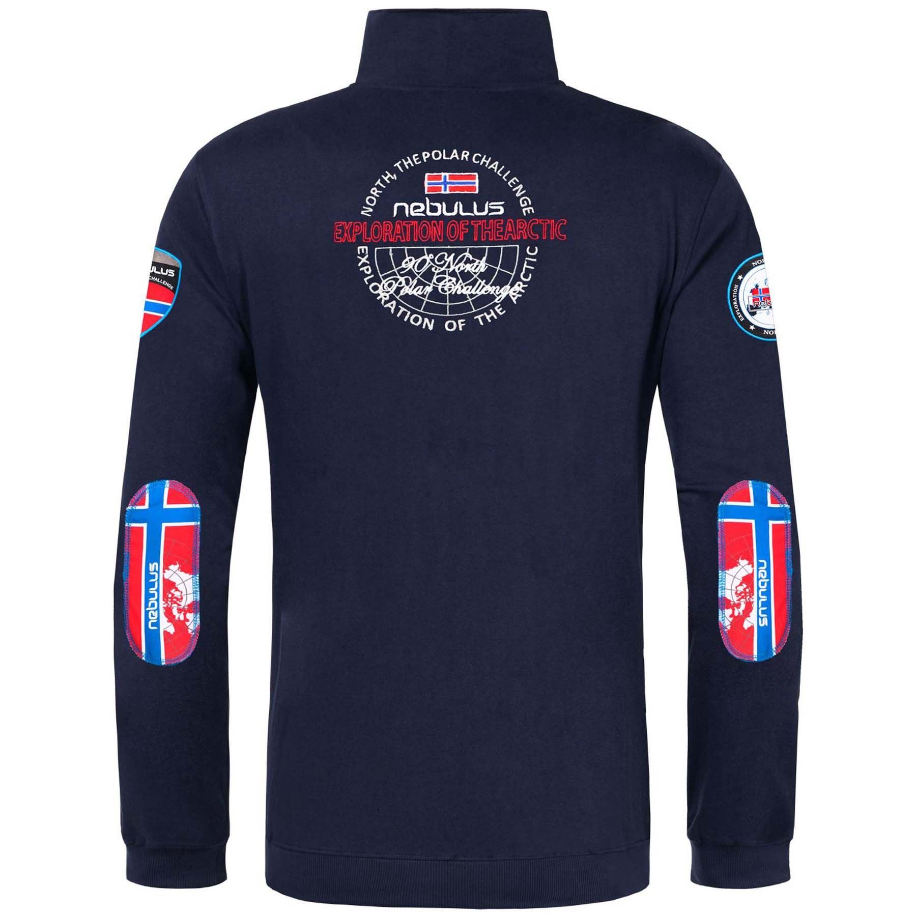 Nebulus Sweatjacke COMEBACK, P4117 - Herren, navy, 3XL