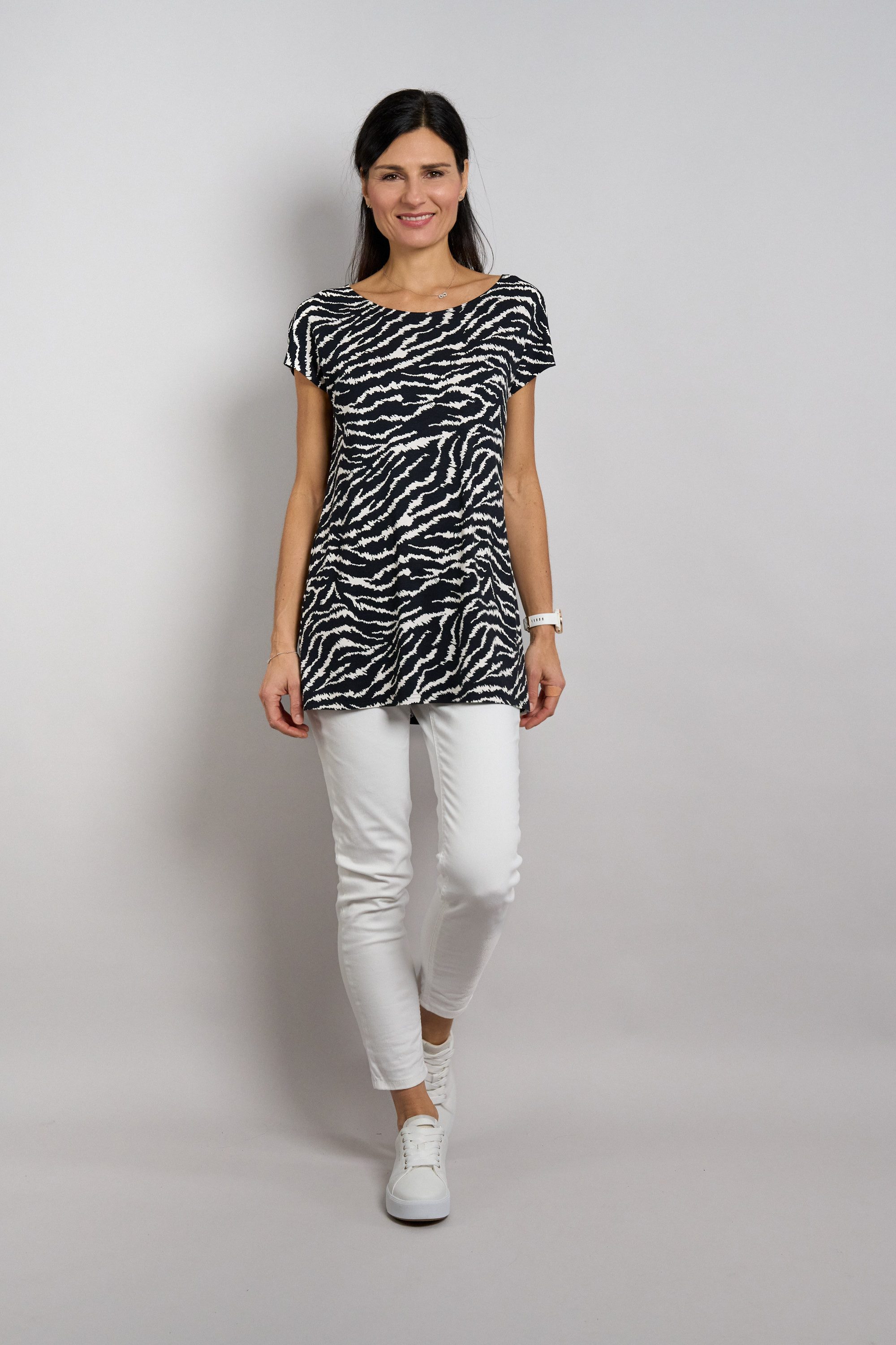 Seidel Moden Longshirt Otto exclusiv mit Animal-Print/aus Viskose- MADE IN GERMANY