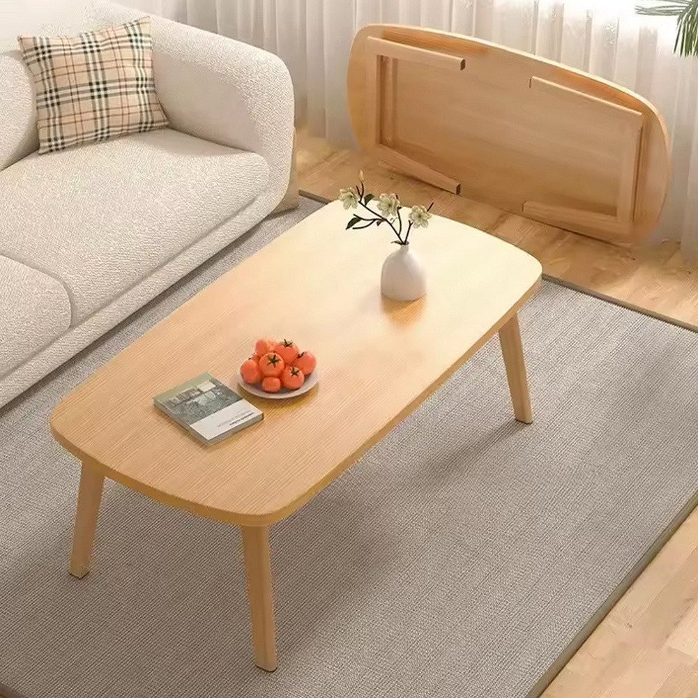 GarveeMore Couchtisch Klappbarer Couchtisch, zusammenklappbarer hölzerner günstig online kaufen