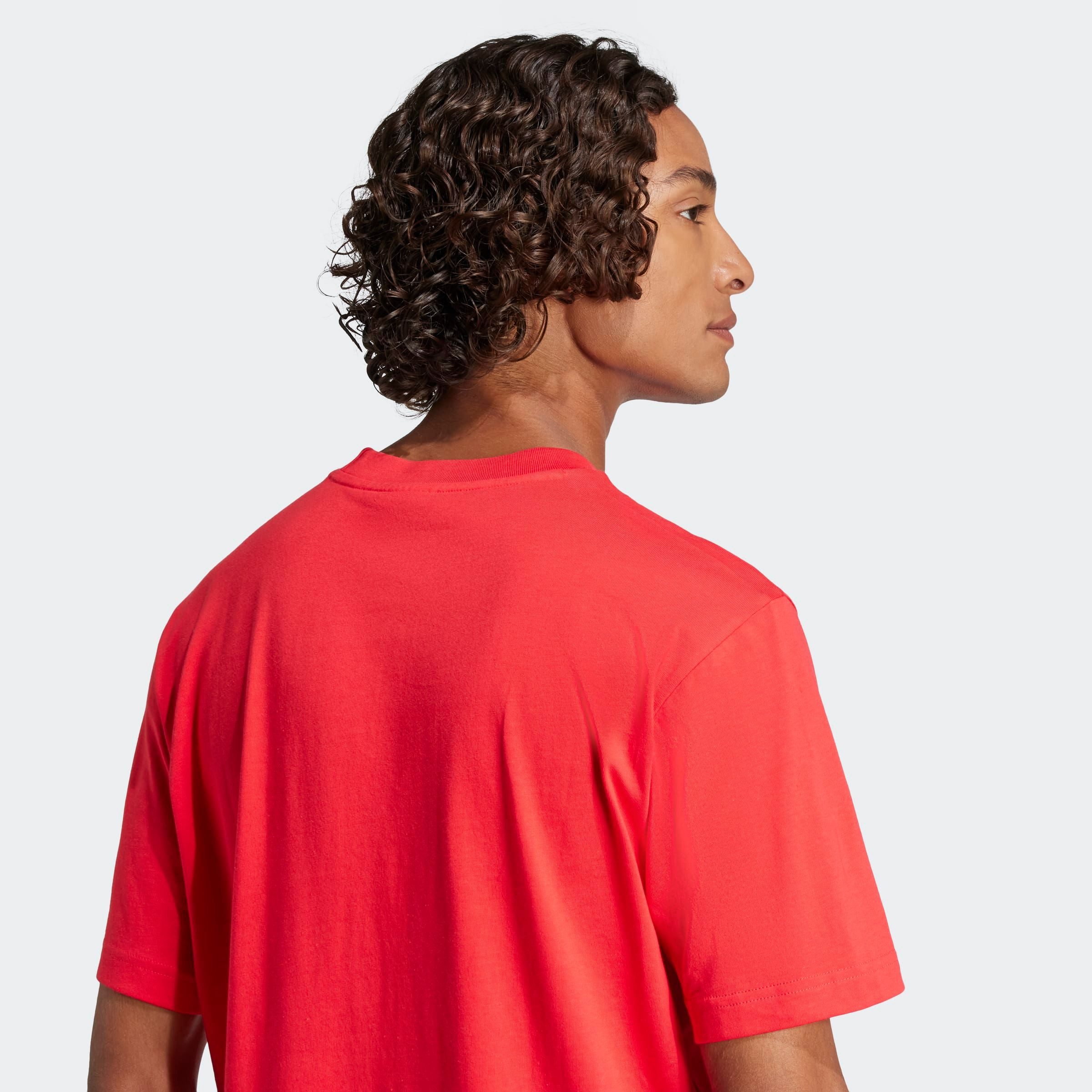 adidas Sportswear T-Shirt ESSENTIALS SMALL LOGO SINGLE JERSEY sportliches Kurzarmshirt, mit Rundhalsausschnitt – Bild 4 von 5