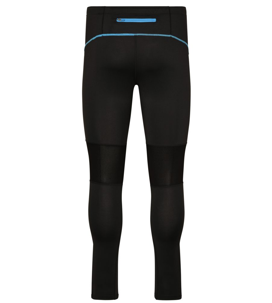James & Nicholson Laufhose Vielseitige Herren Laufhose Running Tights JN480 Atmungsaktive Mesheinsätze