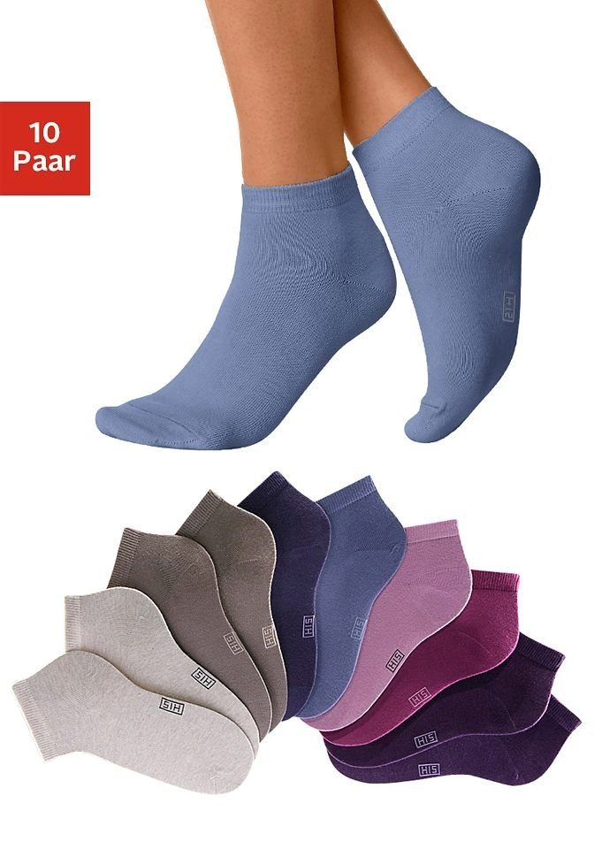 H.I.S Короткі шкарпетки (Packung, 10-Paar) mit verstärkter Ferse und Spitze
