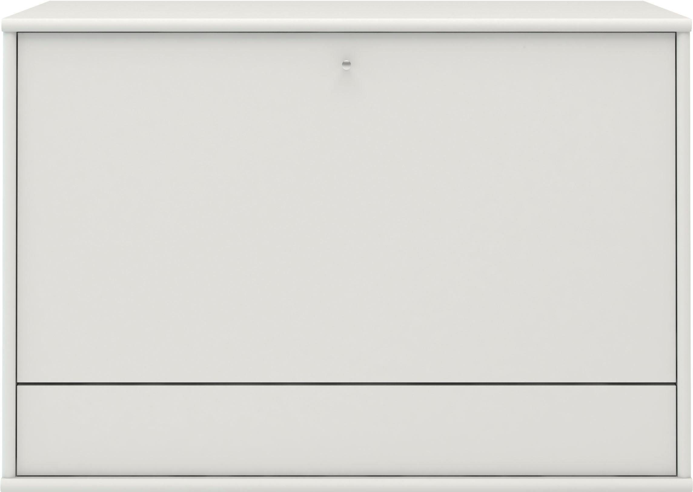 Hammel Furniture Schreibtisch Mistral Bürotisch, Computertisch, B: LED Tisch, 89 weiß mit Spot, Arbeitstisch, cm, Designmöbelserie
