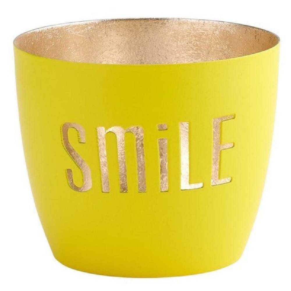 Giftcompany Торшеры Windlicht Madras Smile Neon Gelb Gold