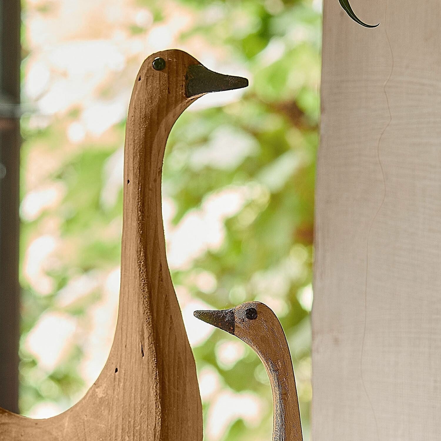 Mirabeau Dekofigur Deko-Gans 2er Set Amiraz antikbraun – Bild 4 von 4