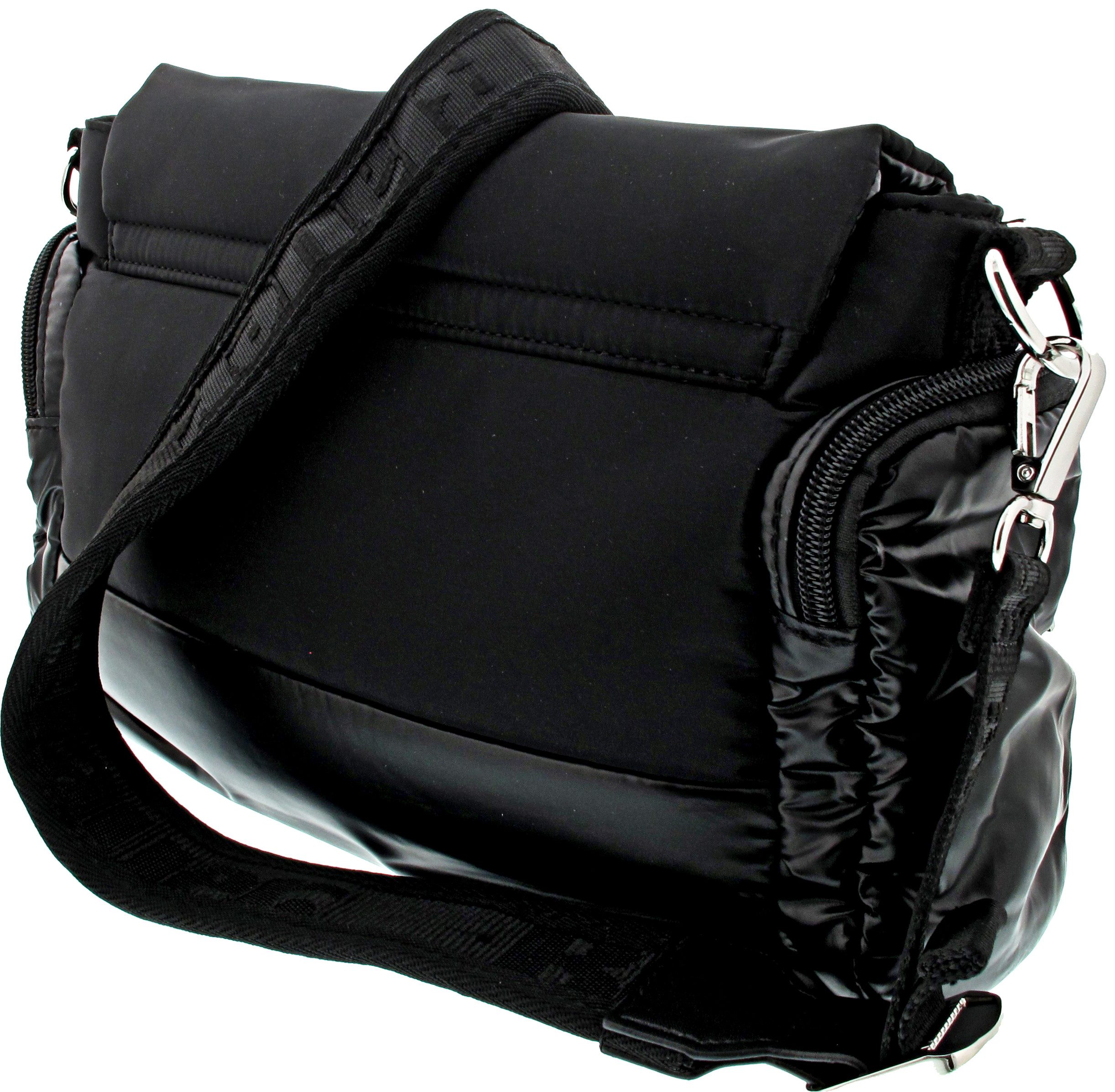 Blauer Handtasche