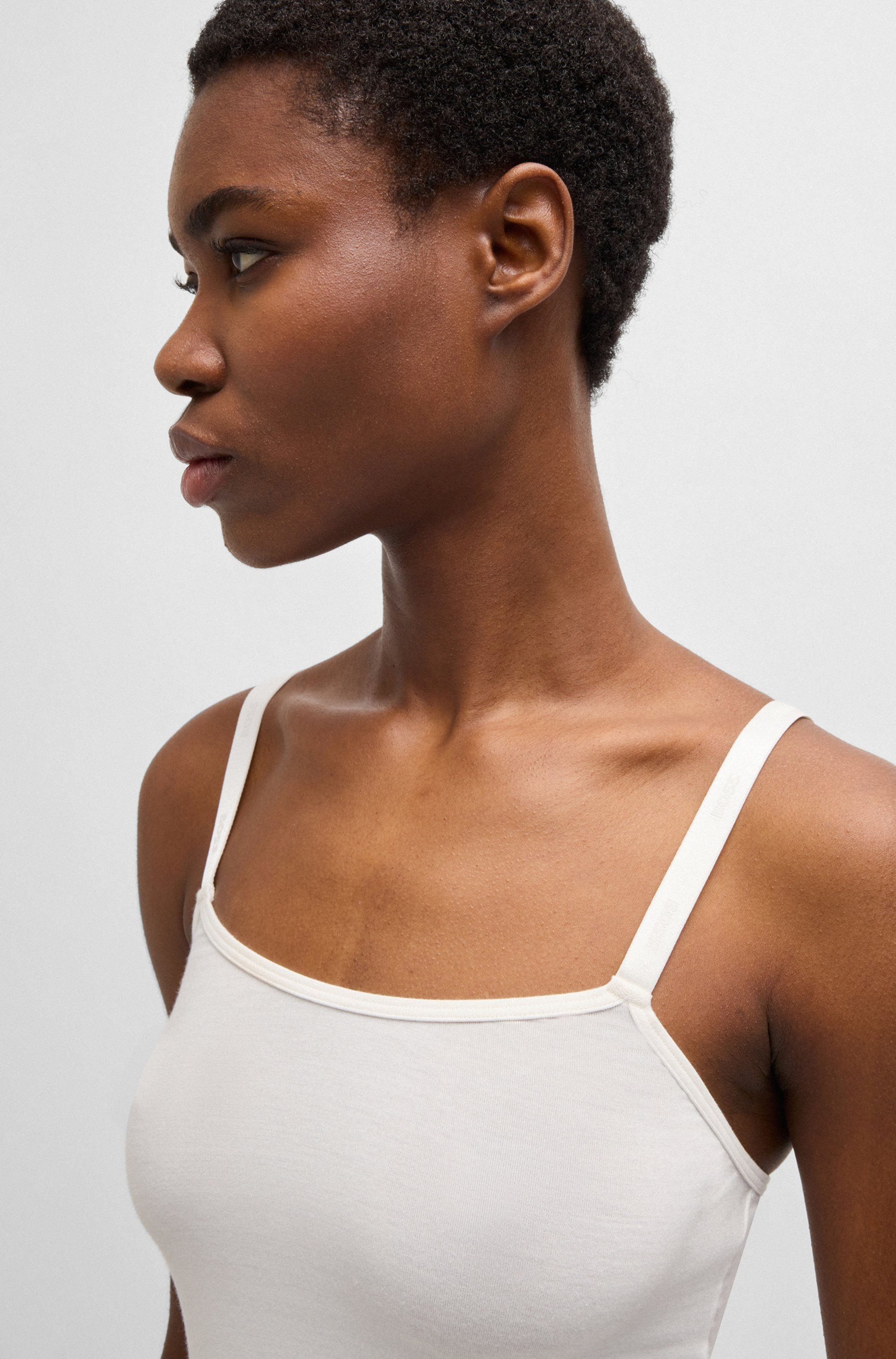 BOSS Tanktop VEST CI 1 mit Rundhalsausschnitt