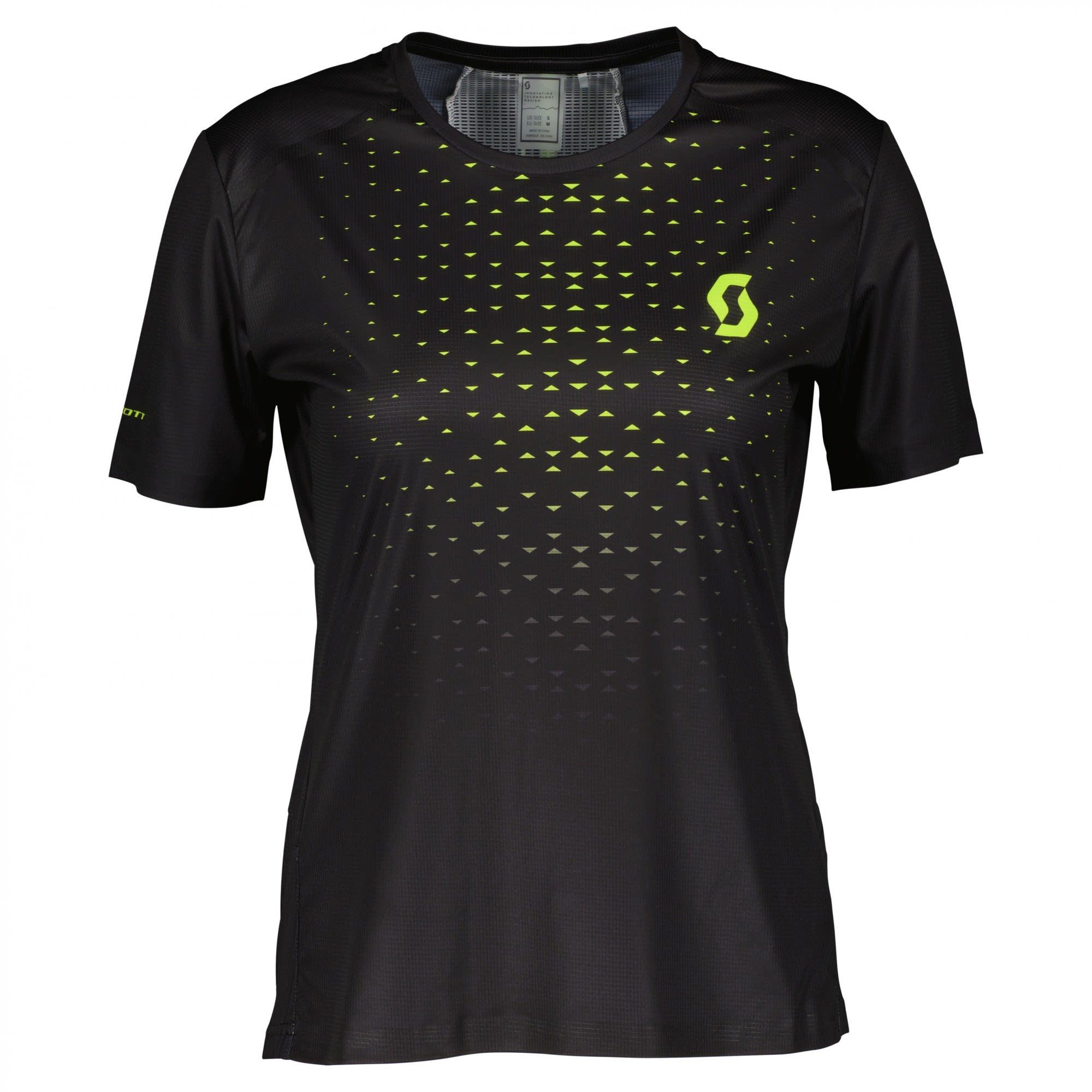 Scott T-Shirt Scott W Rc Run S/sl Shirt (vorgängermodell) Damen Black - Yellow