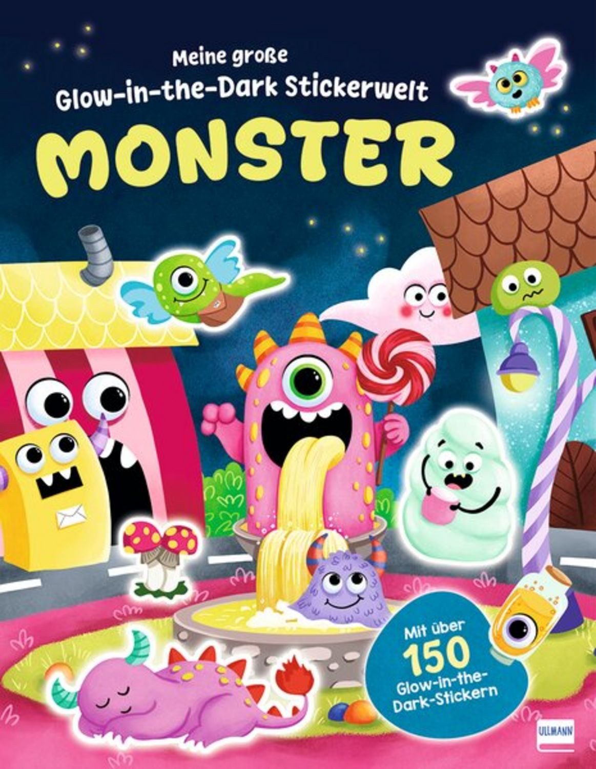 Meine große Glow-in-the-Dark-Stickerwelt - Monster / diverse