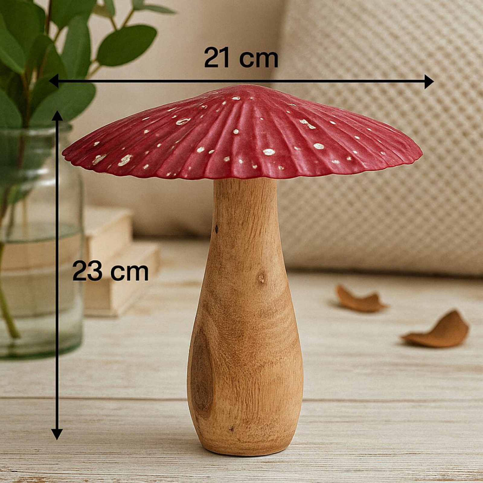Koopman Dekoobjekt Fliegenpilz Pilz Gartendeko Fensterdeko günstig online kaufen