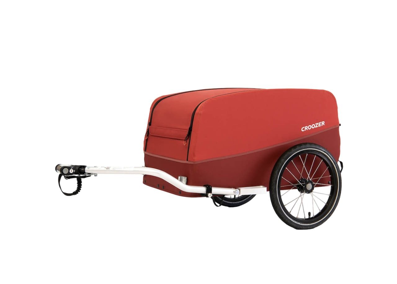 Croozer Fahrradlastenanhänger Cargo Pakko Picknick-Party-Bundle - Farbe: Lava Red
