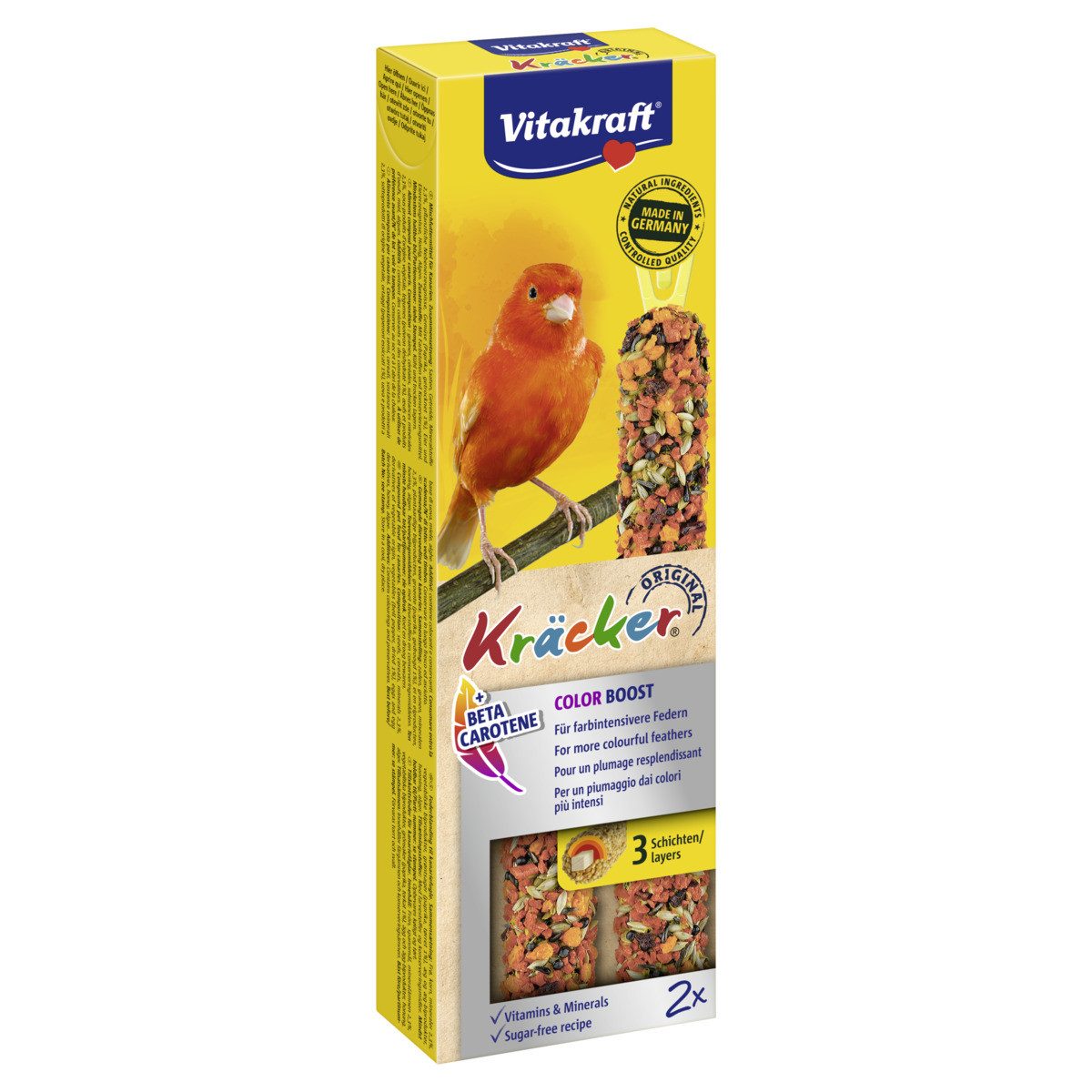 Vitakraft Kräcker® Color Boost für Kanarien 2er