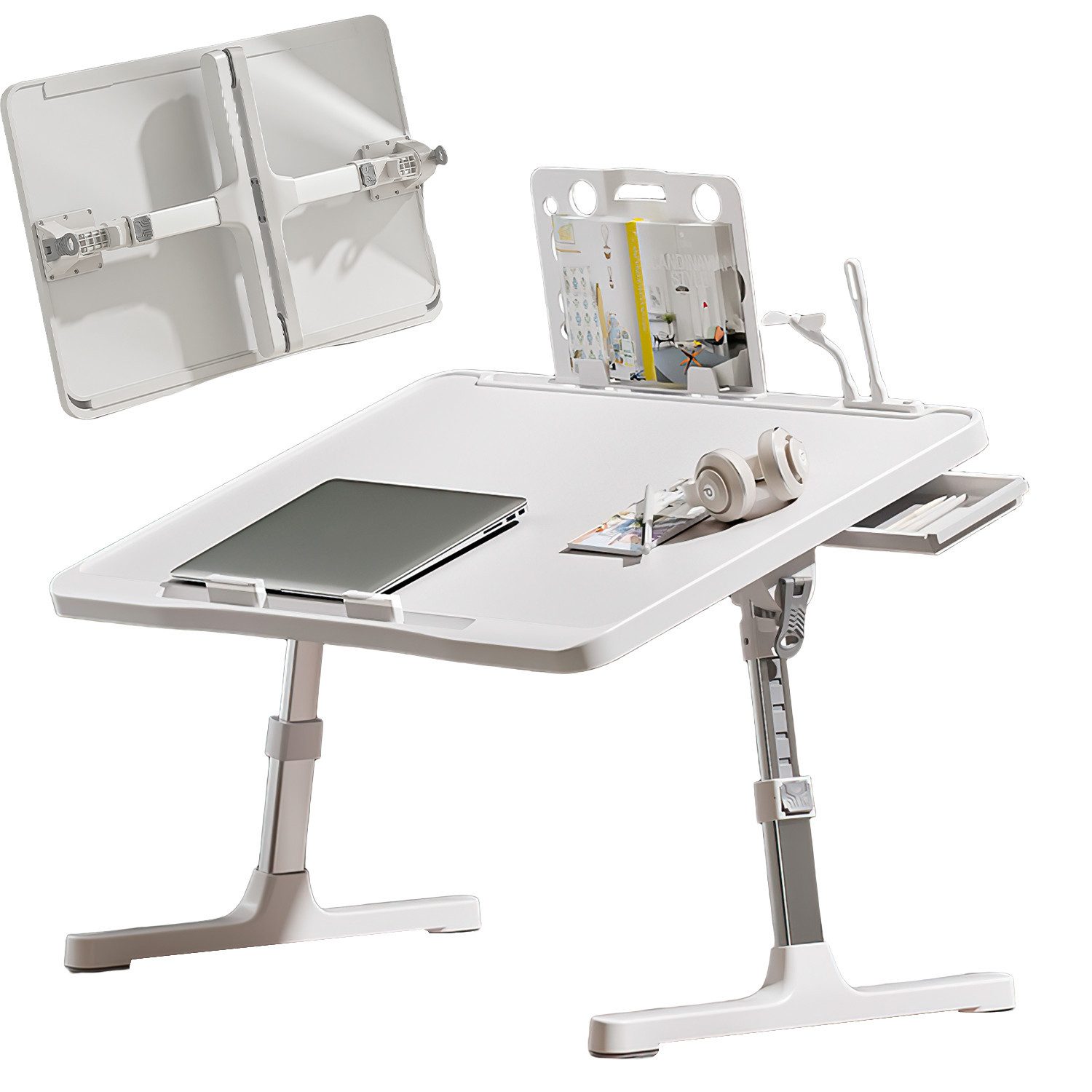 SURFOU Laptoptisch Tisch Laptop Bett Laptopständer Tablett mit Füßen 40 x 6 günstig online kaufen