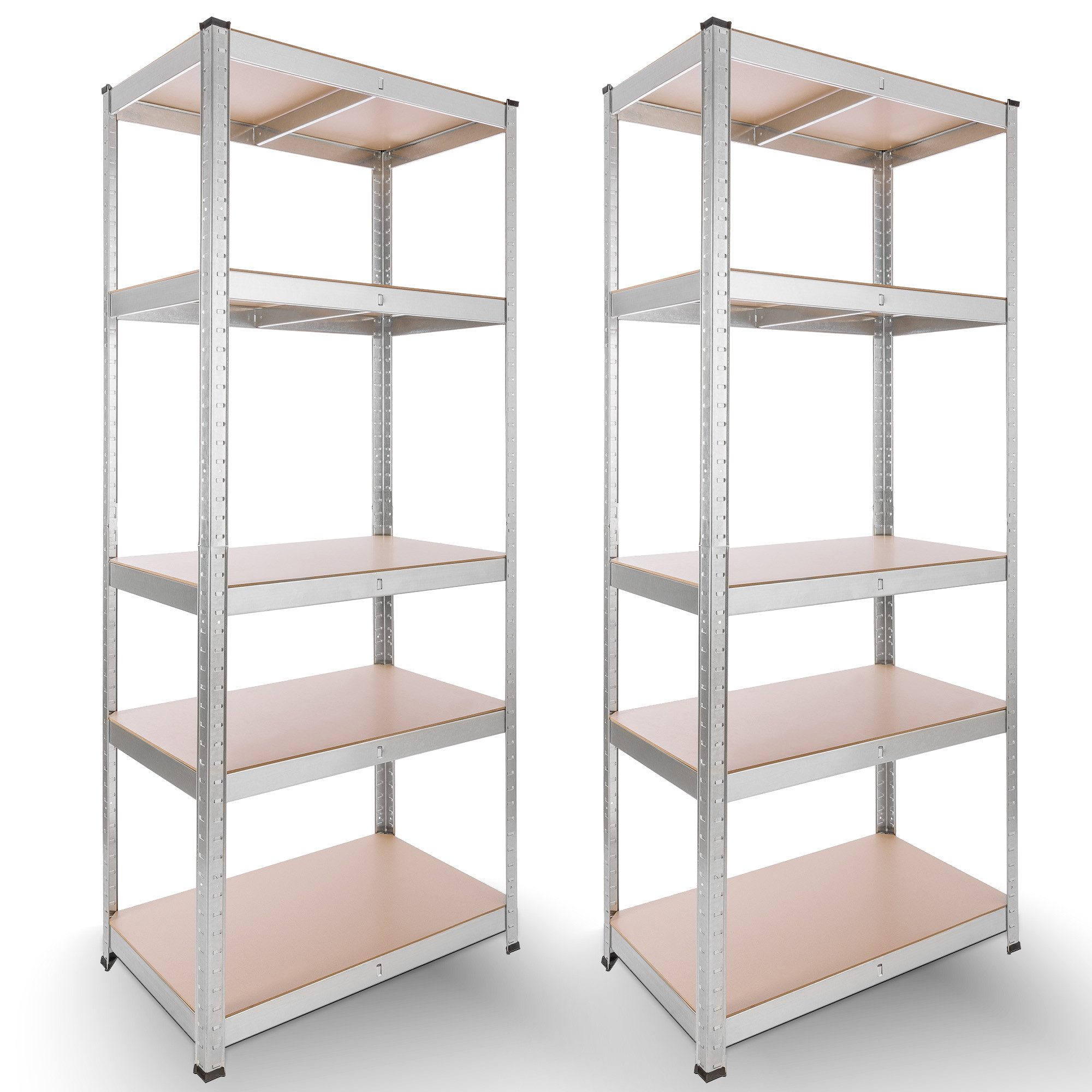 Arebos Schwerlastregal 180 x75x45 cm, 5 Böden, 875 kg Traglast, Steckregal, günstig online kaufen