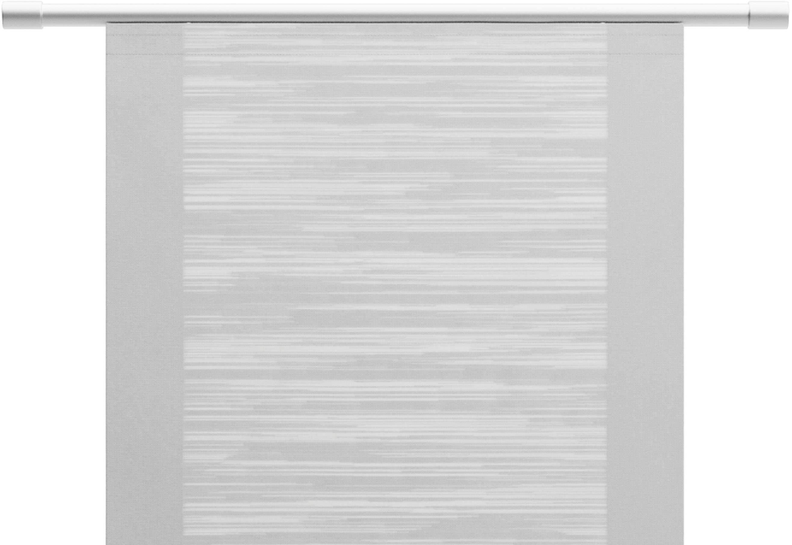 Neutex for you! Schiebegardine Padova (1 St), Klettband, halbtransparent, Scherli, inkl. Befestigungszubehör, Breite: 57 cm