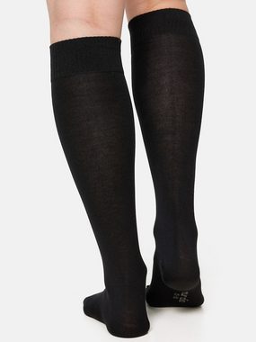 Nur Die Kniestrümpfe Bambus Damen (1er/3er/6er/9er Pack, 1-Paar) Knie-strümpfe thermo-socken overknee