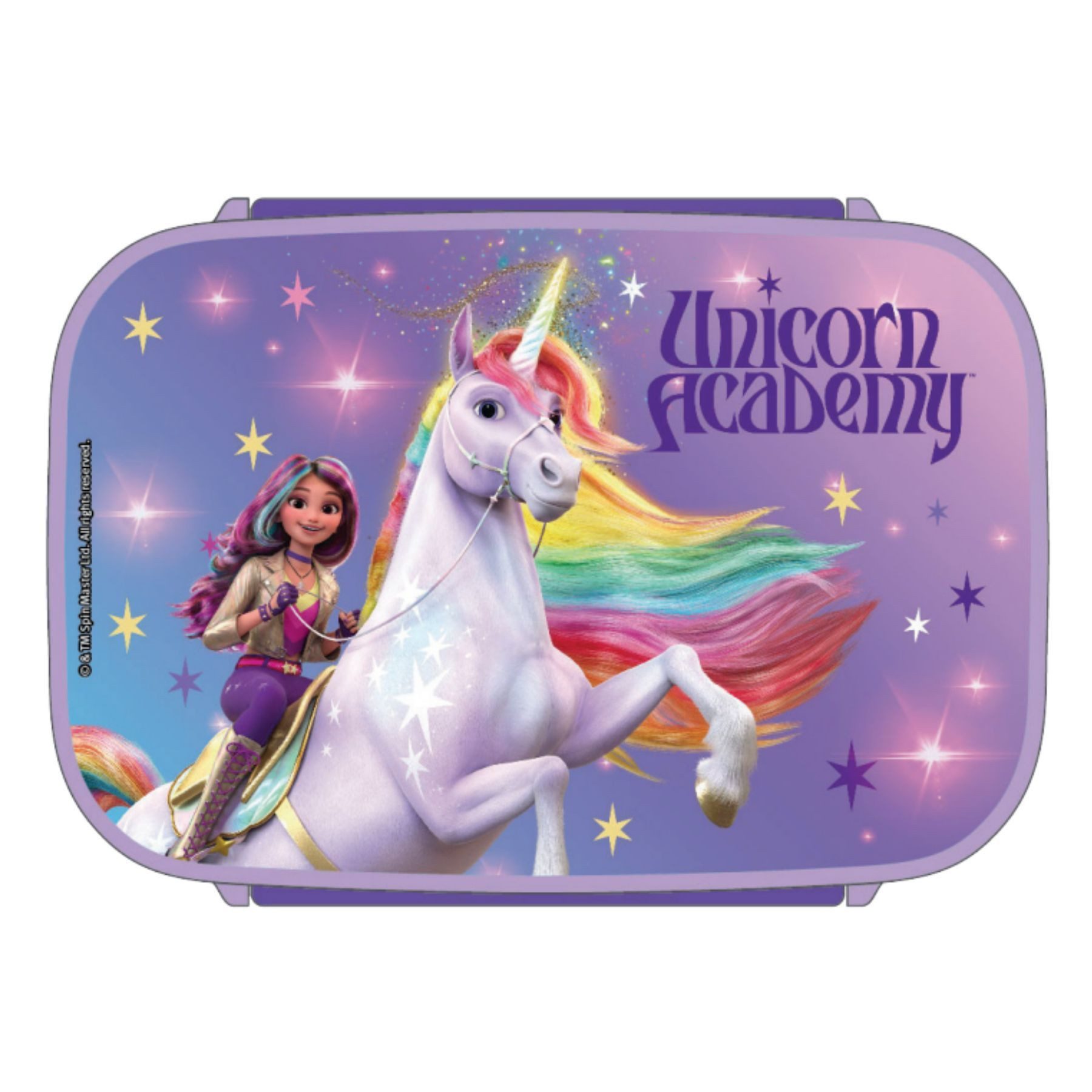 Unicorn Academy Lunchbox Brotdose – Praktische Brotdose für Schule und Ausflüge, (1-tlg)