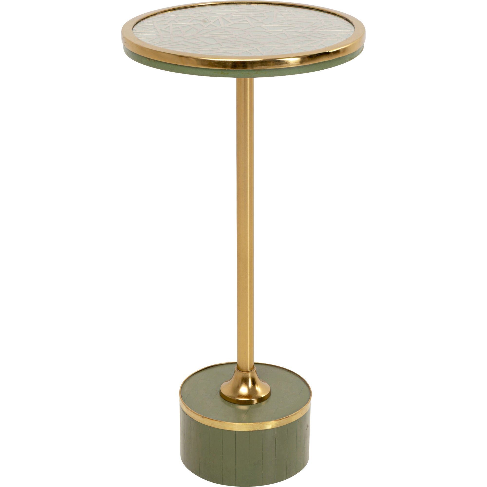 Kare Design Beistelltisch Grazia Crack, Ø25cm