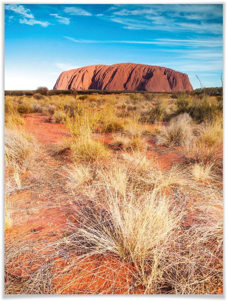 Kundenbetreuung Wall-Art Poster Ayers Rock, Wandbild, Bild, Poster, (1 St), Australien Wandposter