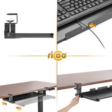 RICOO CZ0700 Halterung, (Tastaturhalterung Tastaturablage Tastatur Workstation ausziehbar)