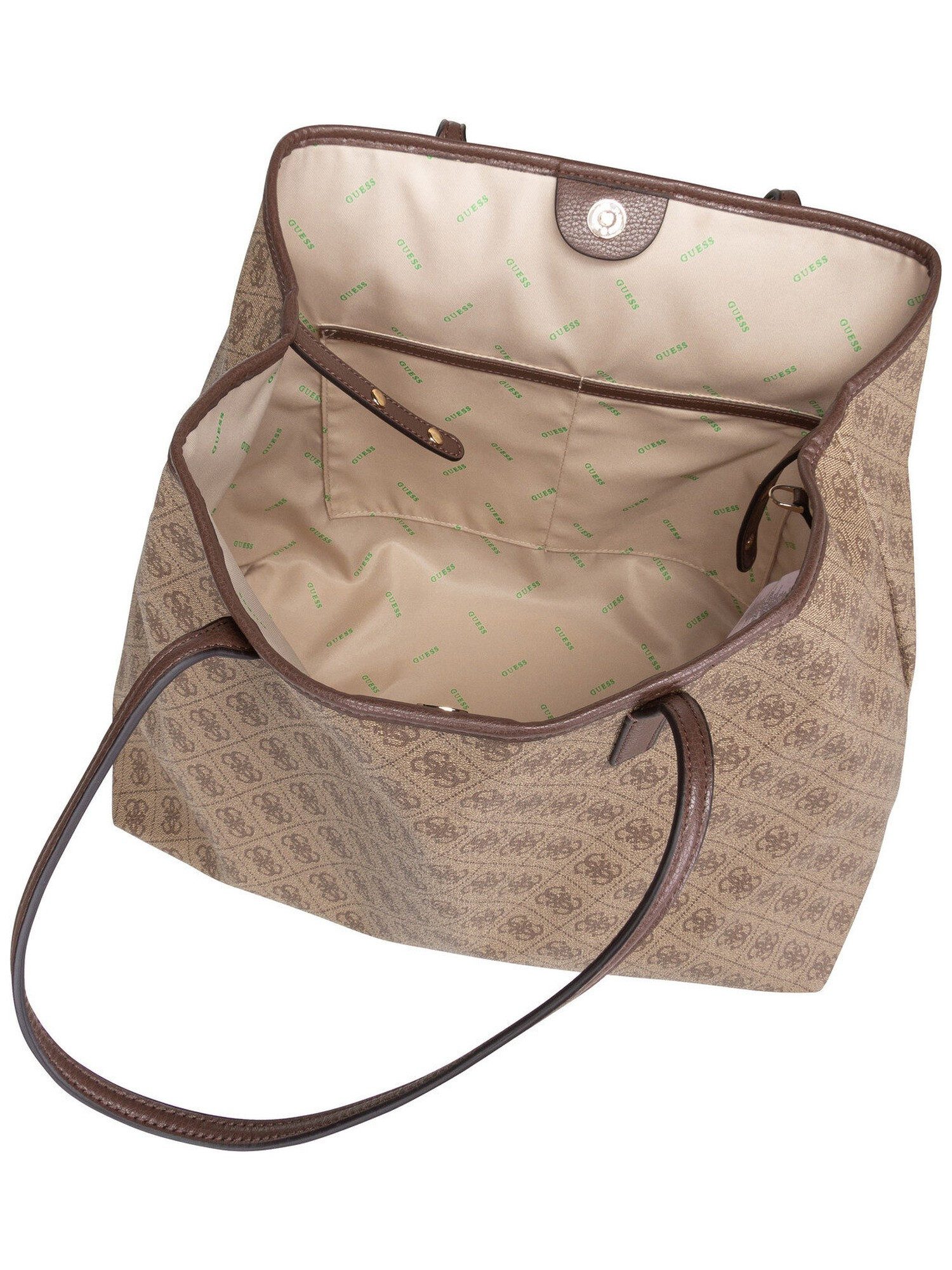 Guess Shopper Eco Victtoria 2in1 Latte Logo/Brown – Bild 3 von 5