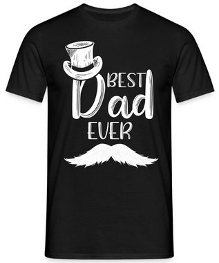 Quattro Formatee Kurzarmshirt Best Dad Ever - Papa Vatertag Vater Herren T-Shirt (1-tlg)