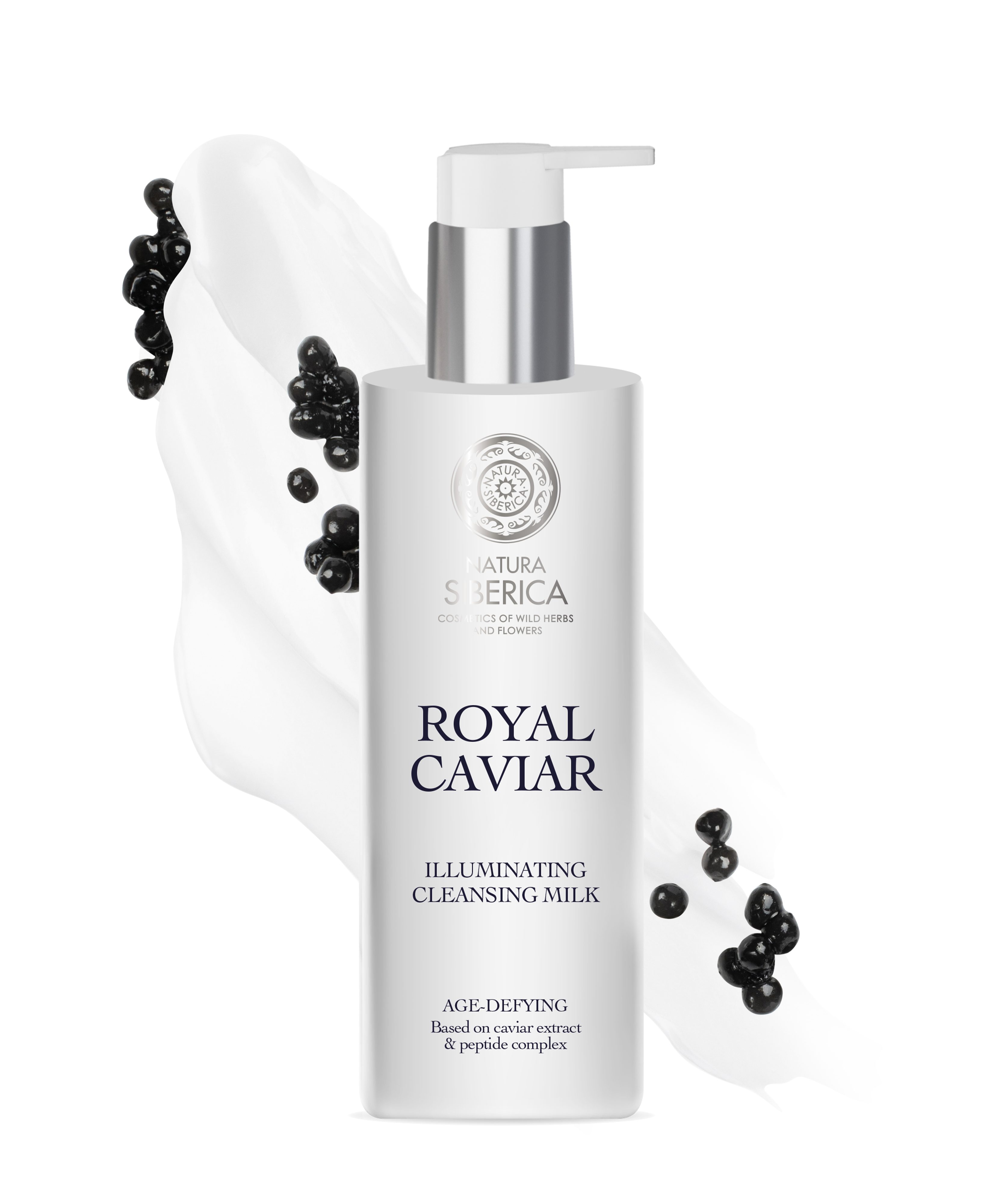Natura Siberica Gesichtsreinigungsgel Royal Caviar Illuminating Cleansing Milk, 200 ml