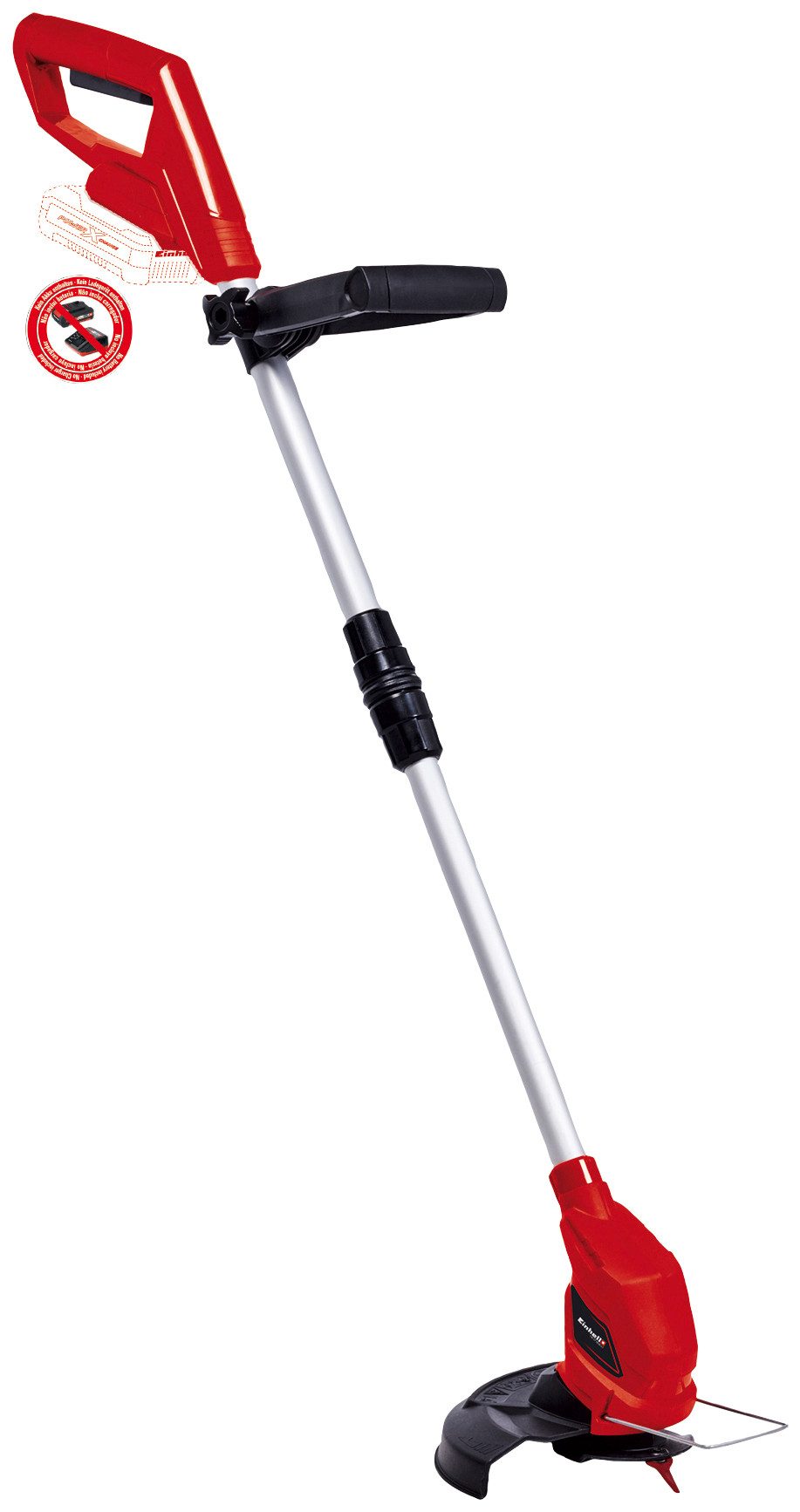 Einhell Akku-Rasentrimmer GC-CT 18/24 Li-Solo, 24 cm Arbeitsbreite Messer, ohne Akku und Ladegerät
