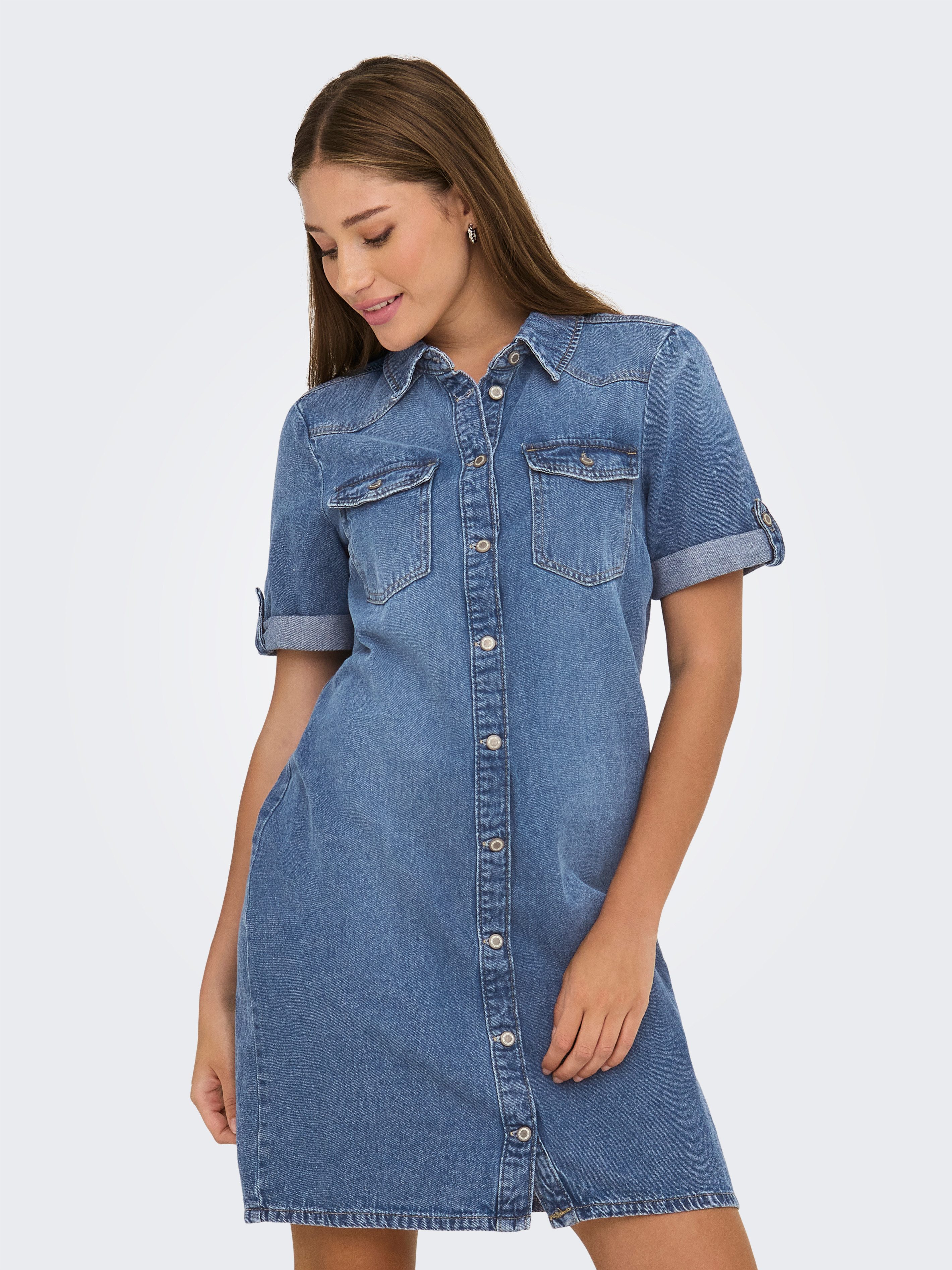 ONLY Jeanskleid ONLLISA S/S DNM DRESS günstig online kaufen