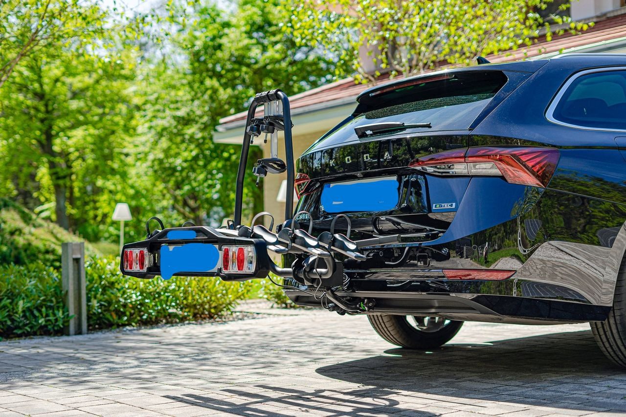 Grundig 9-3F bicycle carrier for trailers (bicycle carrier for 3 bicycles), 45 kg load capacity, 3 bicycles at 15 kg each