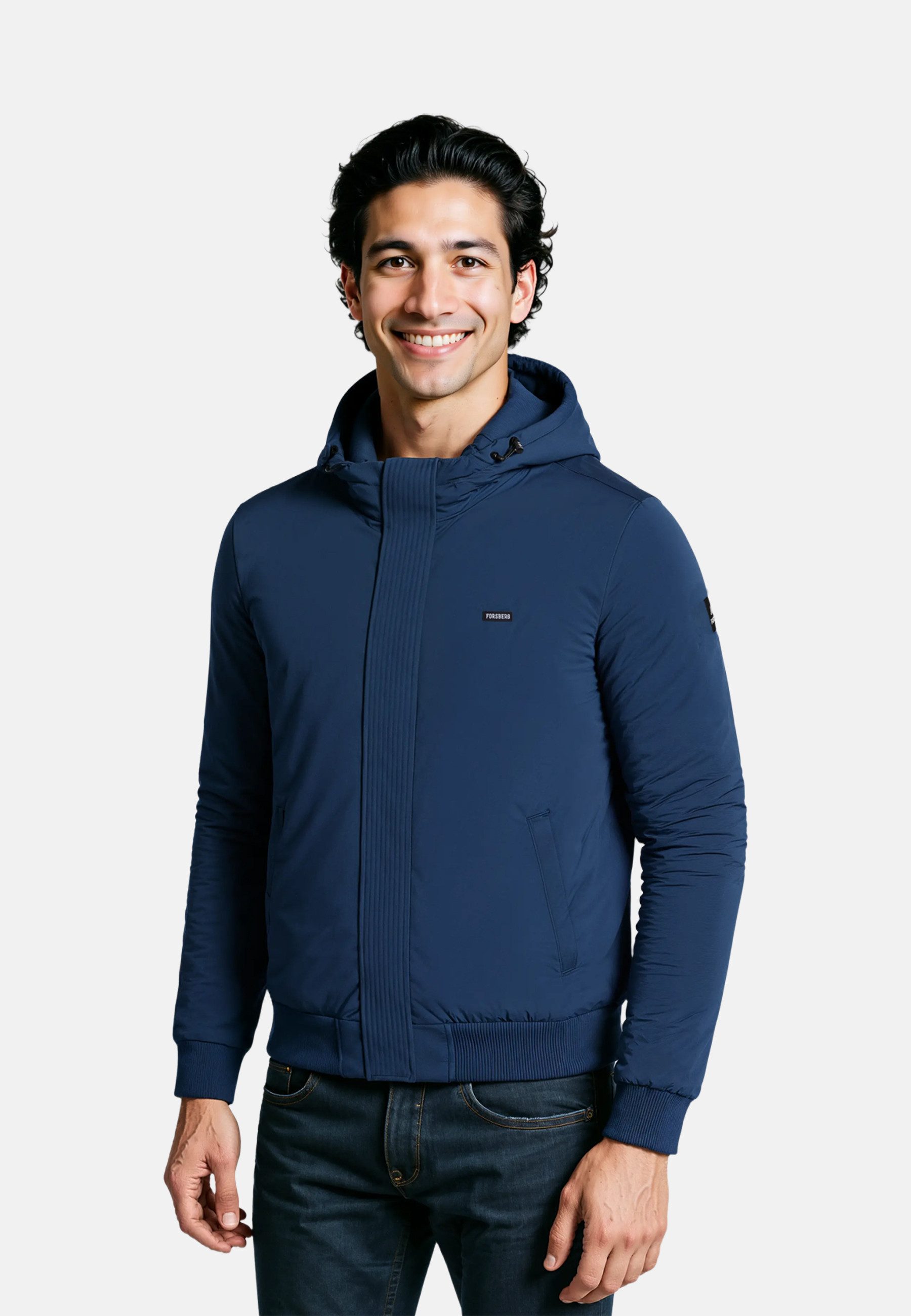 FORSBERG Allwetterjacke Winterjacke mit gefütterter Kapuze