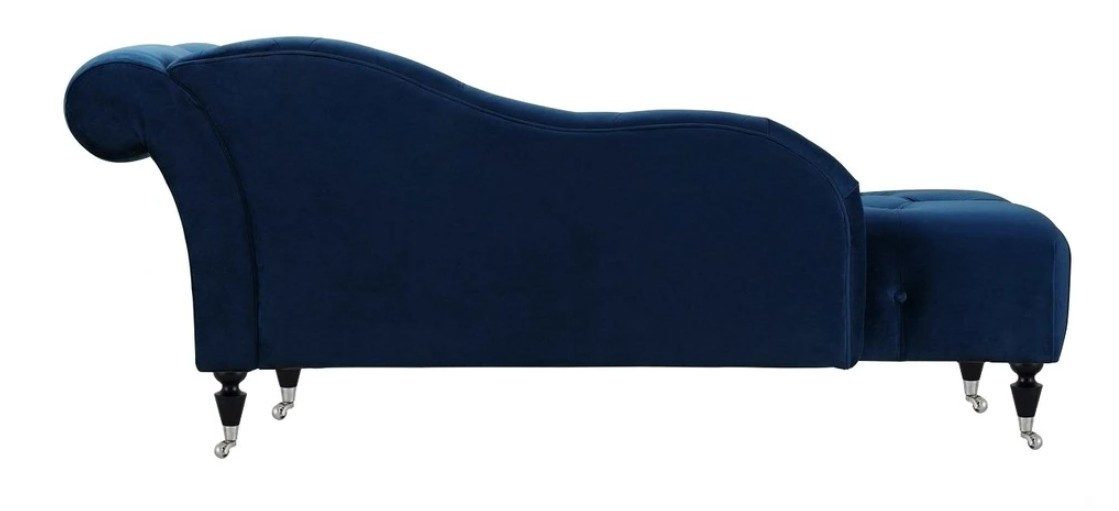 Xlmoebel Relaxliege Elegante Chesterfield Chaiselounge mit Samt und Knöpfen, Chaiselounge 1 Teile, Made in Europa