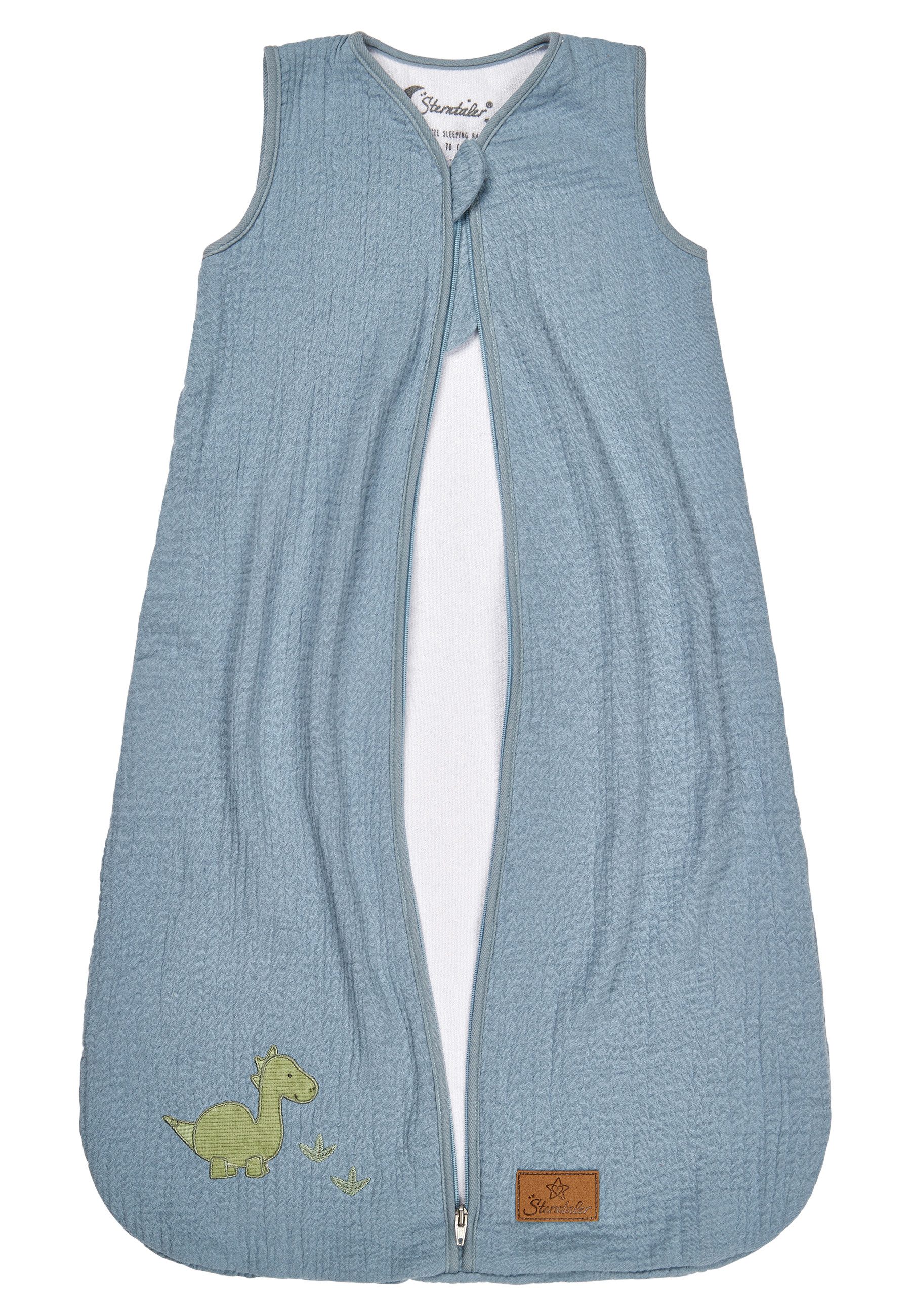 Sterntaler® Babyschlafsack Musselin-Schlafsack 110cm DINO Rexi (1 tlg)