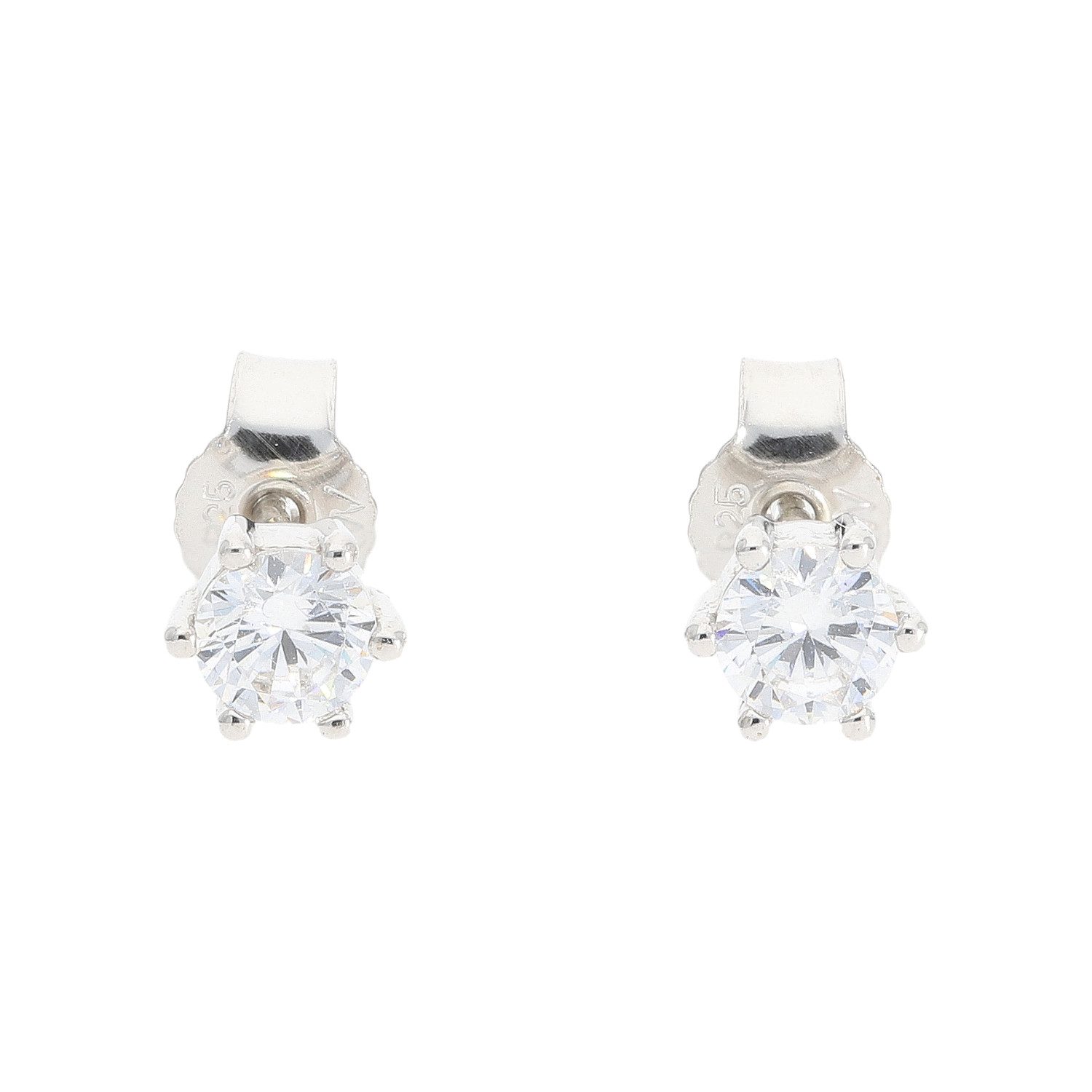 JuwelmaLux Paar Ohrstecker Ohrstecker Silber 925 Zirkonia JL20-06-1378 JuwelmaLux (kein Set, 2-tlg., inkl. edelm Schmucketui)