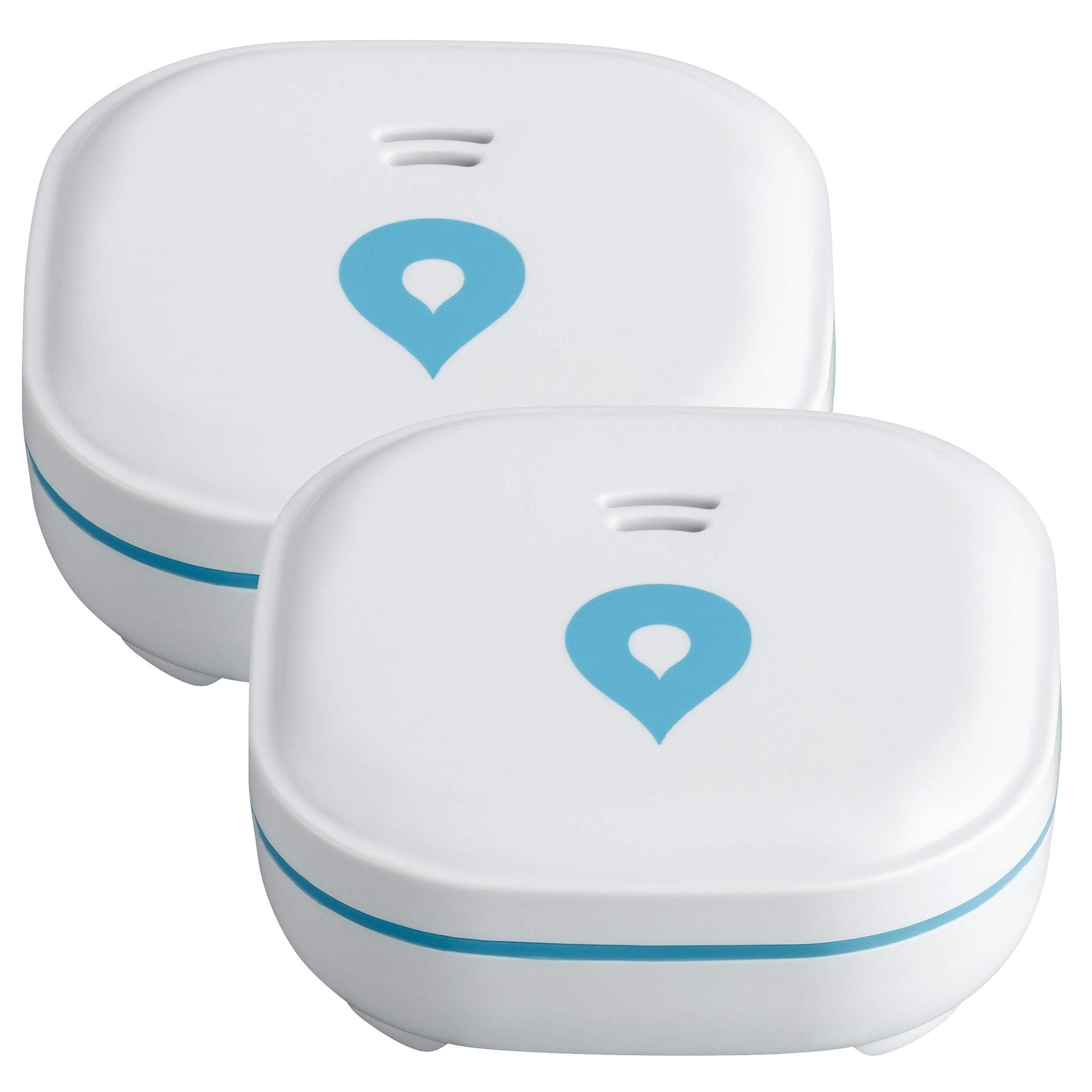 SEBSON 2x Детектор воды mini GS153, 10 Jahres Langzeit-Batterie - 60x60x24,2mm Детектор воды