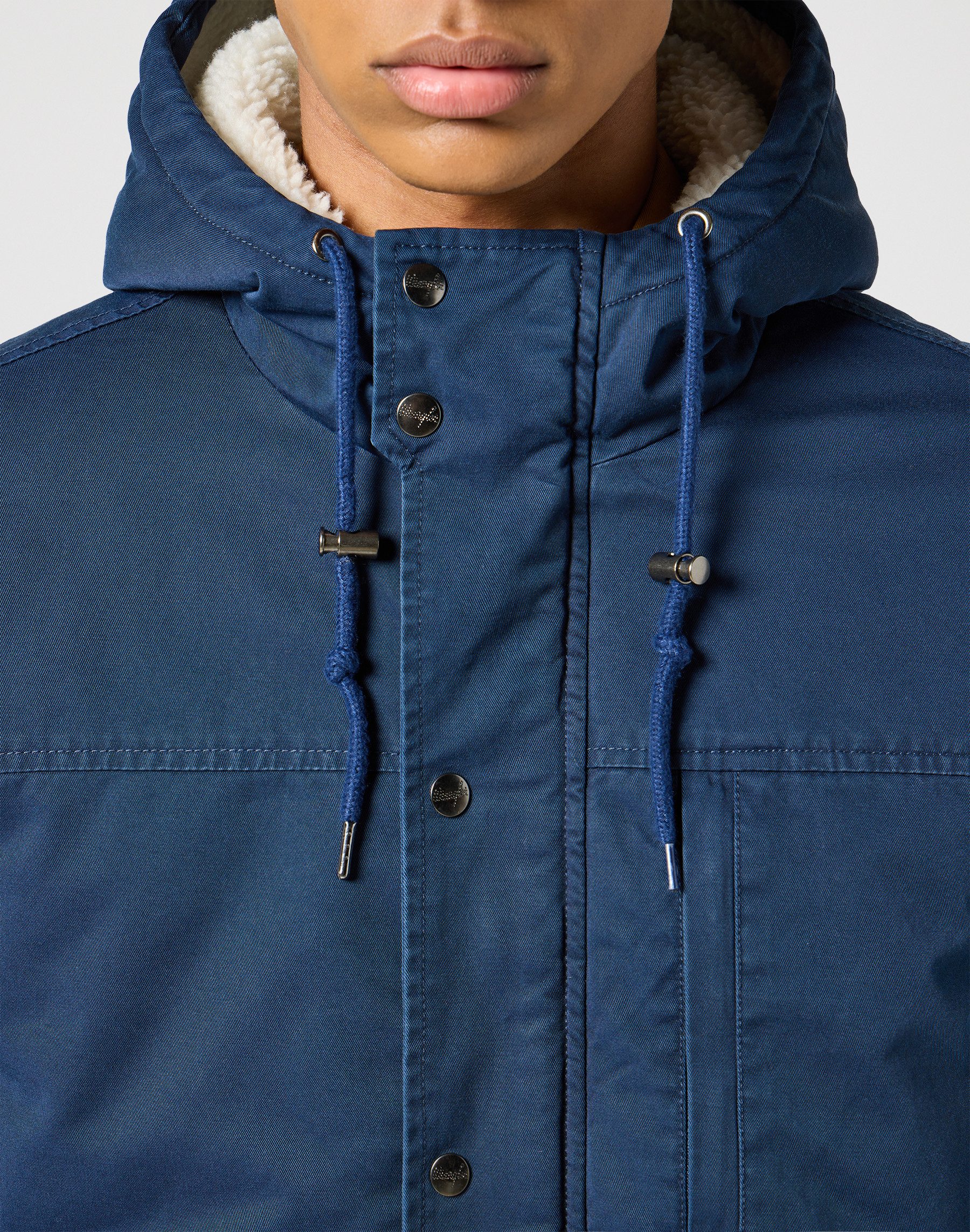 Wrangler Parka HEAVY PUFFER JACKET mit Kordelzug