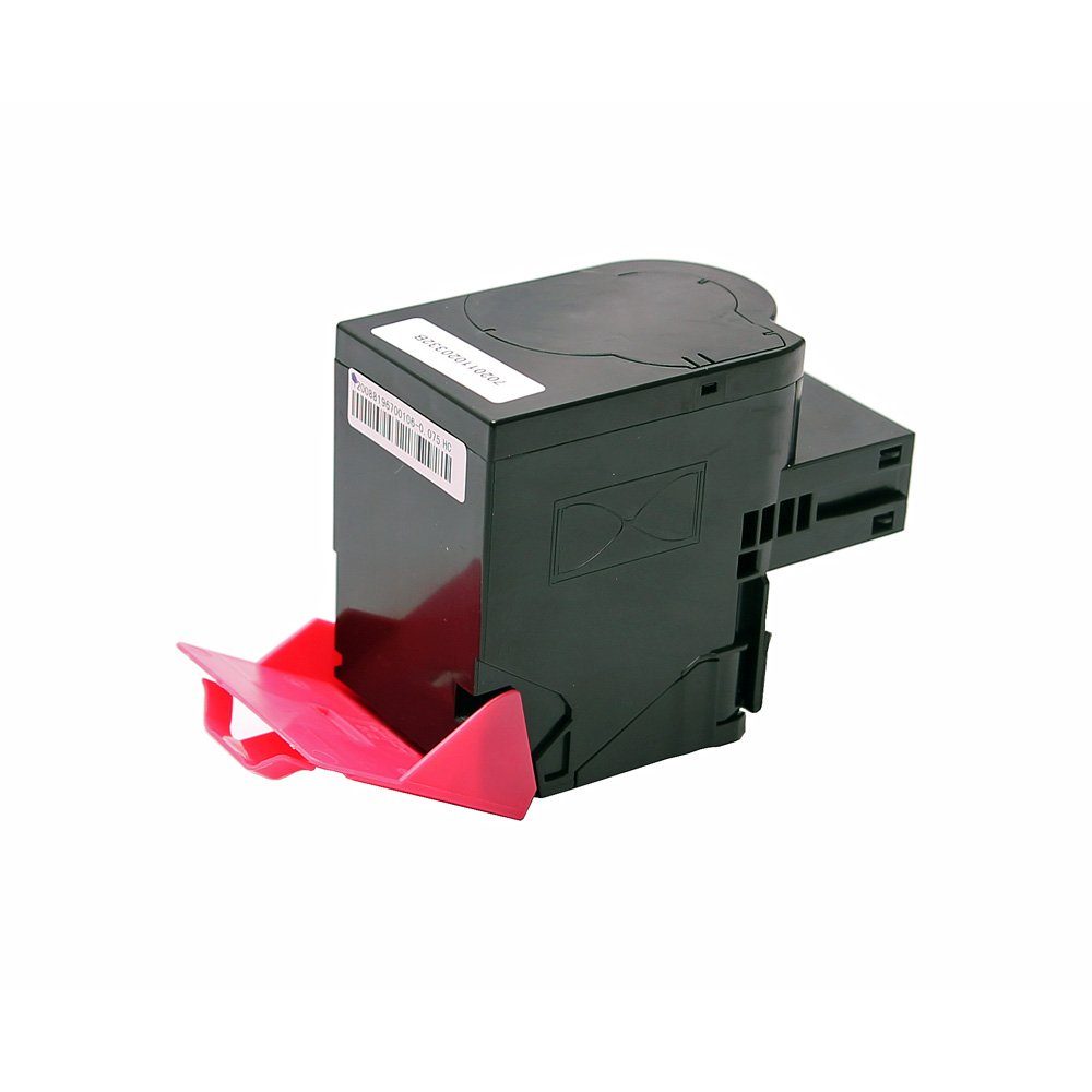 ABC Tonerkartusche, Kompatibler Toner Magenta für Lexmark CS417 CS417dn CS517 CS517de | Tonerpatronen