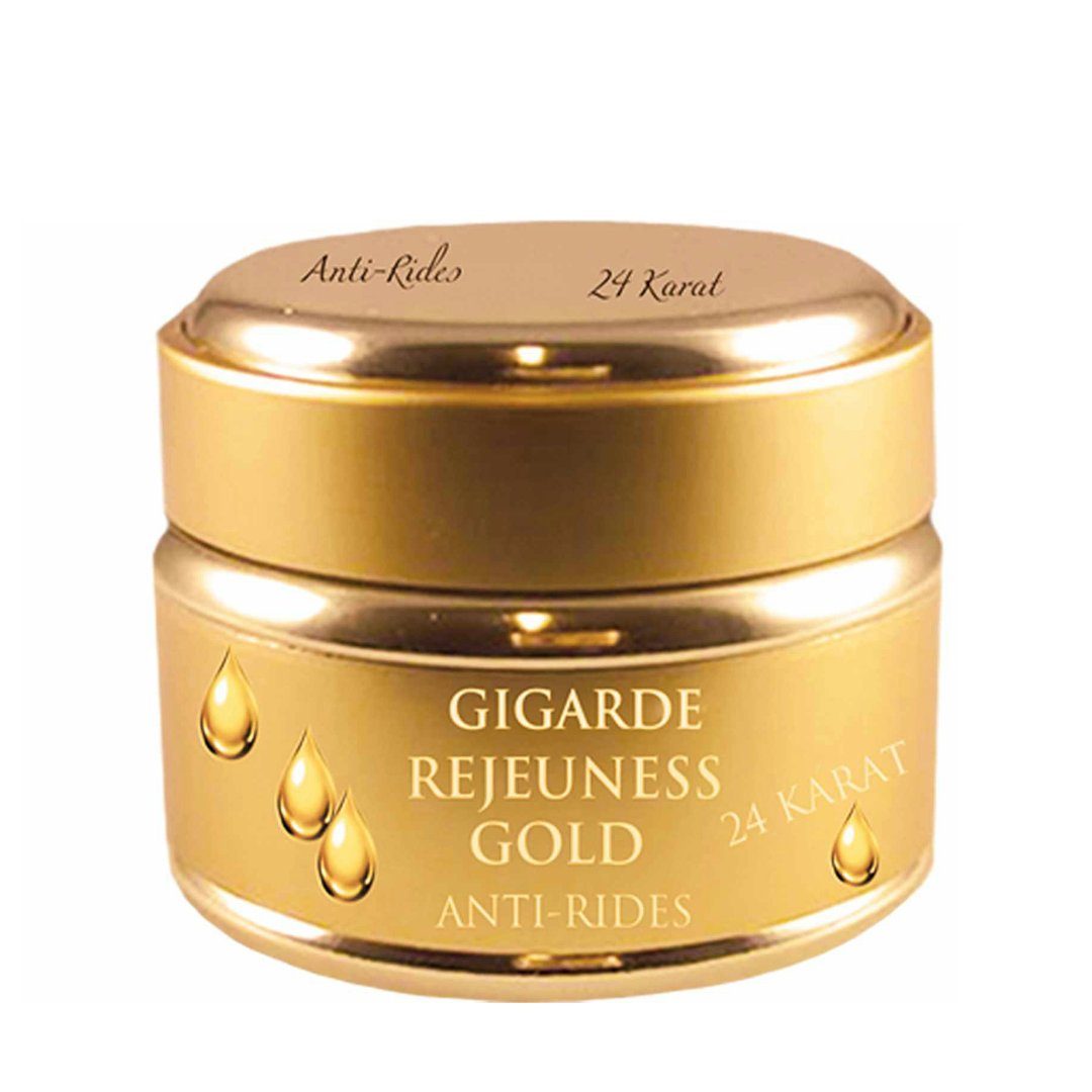 50 Anti-Aging-Creme 24 Kosmetik Gold Creme Rejeuness Gigarde ml Karat Aloe Gesichtscreme Gold, GmbH