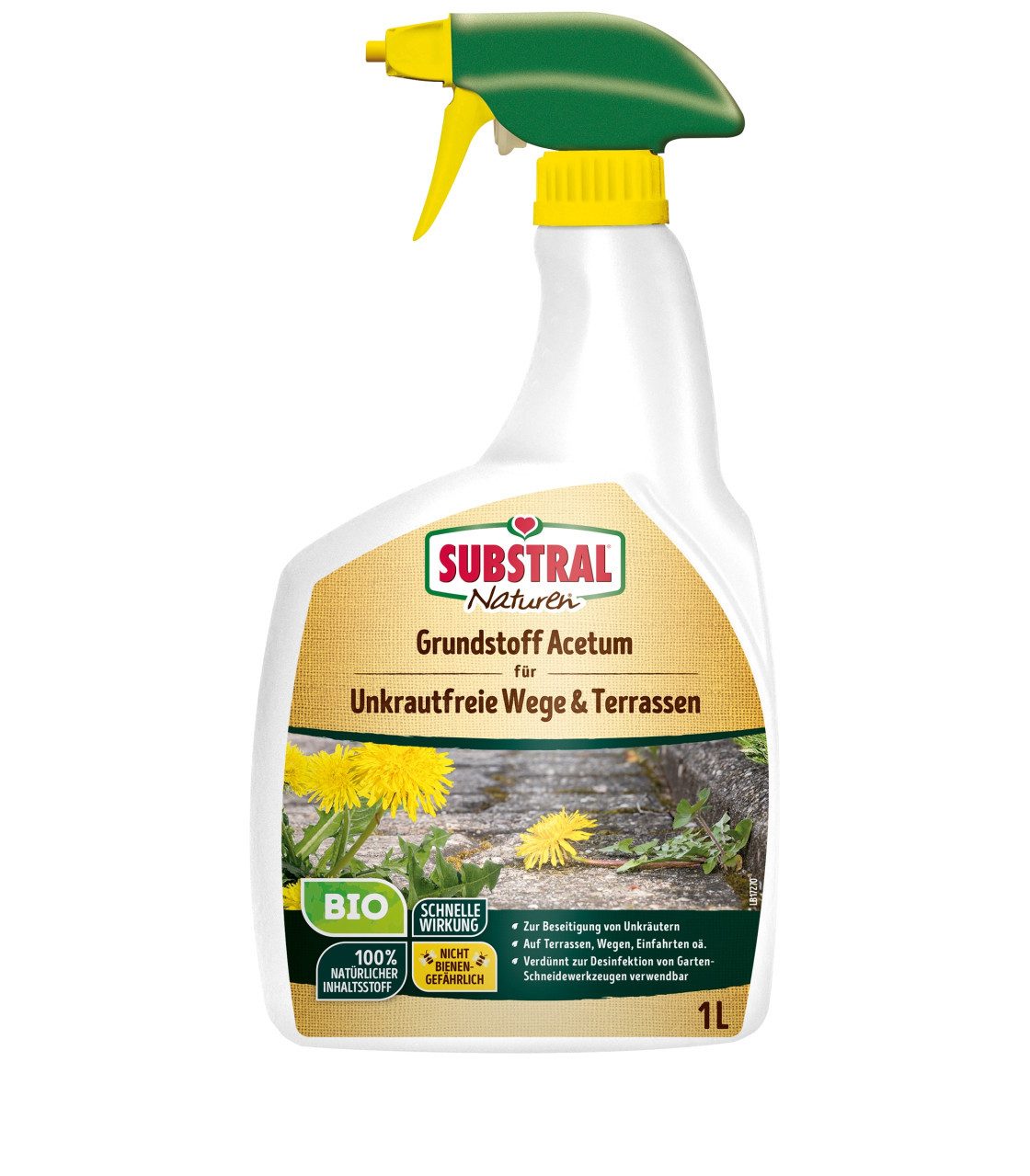 Substral Unkrautbekämpfungsmittel Substral Naturen Grundstoff Acetum Bio Unkrautfrei