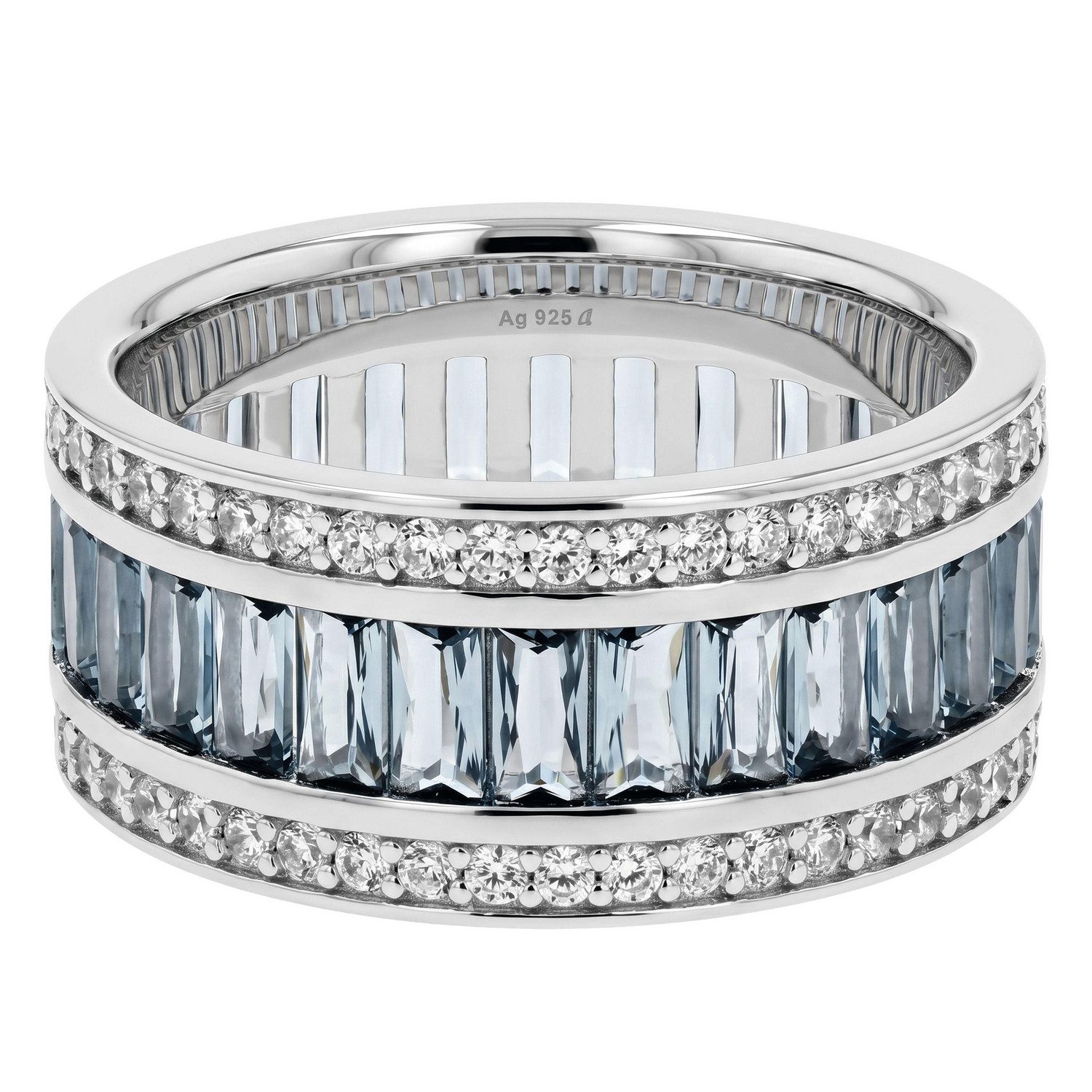 JOOP! Fingerring Baguette, mit Zirkonia (synth)