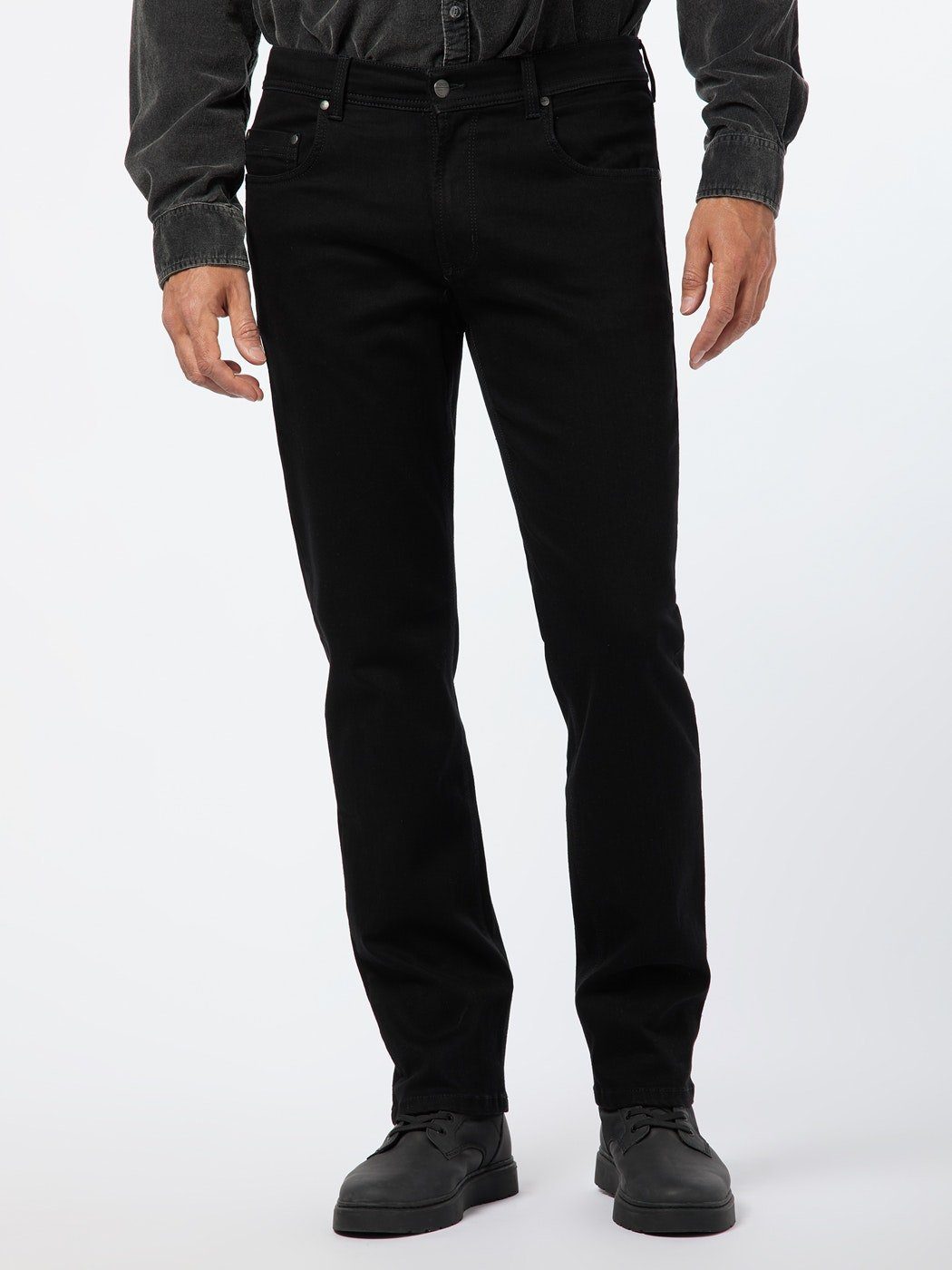 black PIONEER Pioneer 5-Pocket-Jeans Jeans RANDO 1680 MEGAFLEX 9487.11 Authentic