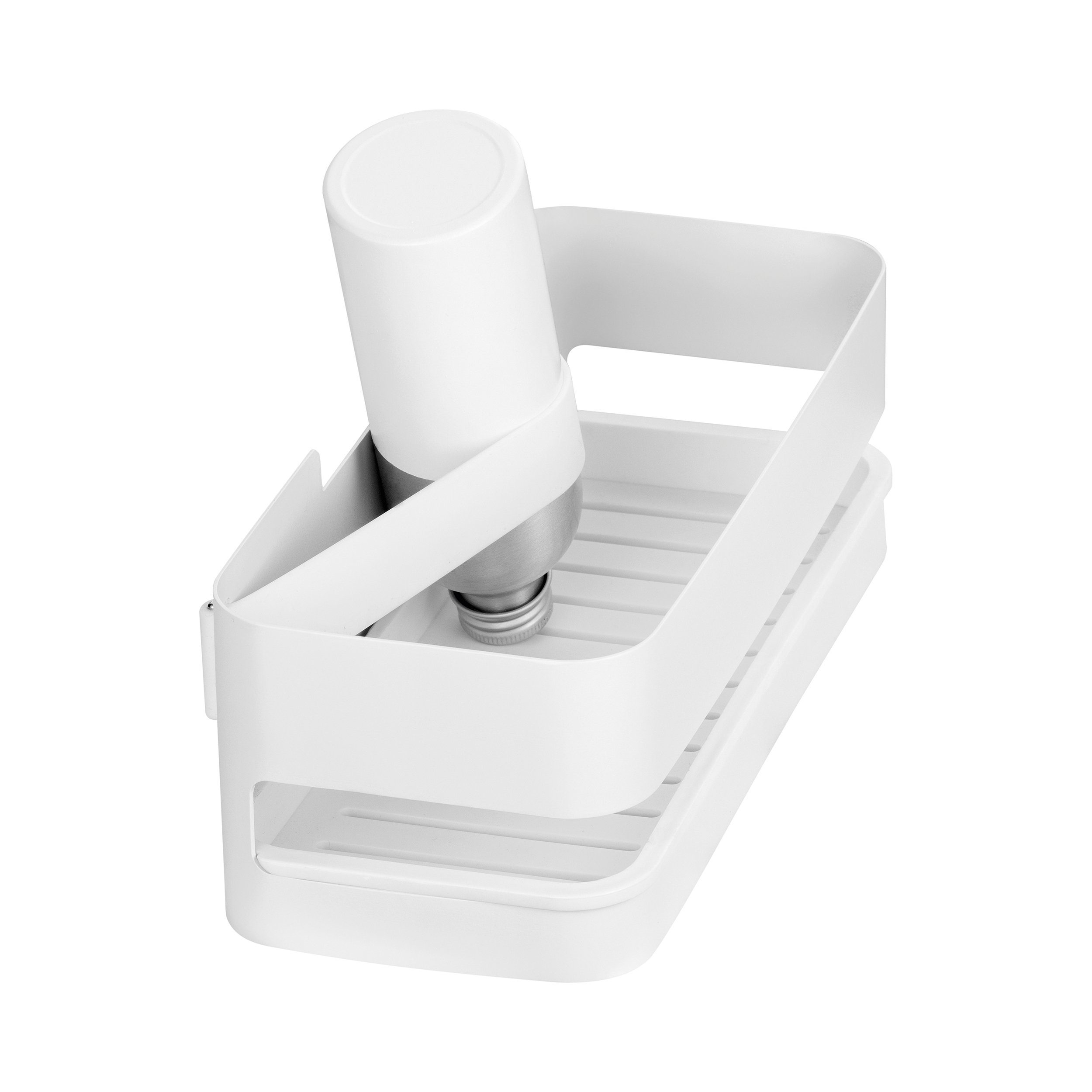 blomus Badorganizer NEXIO Edelstahl Duschkorb mit Halteband