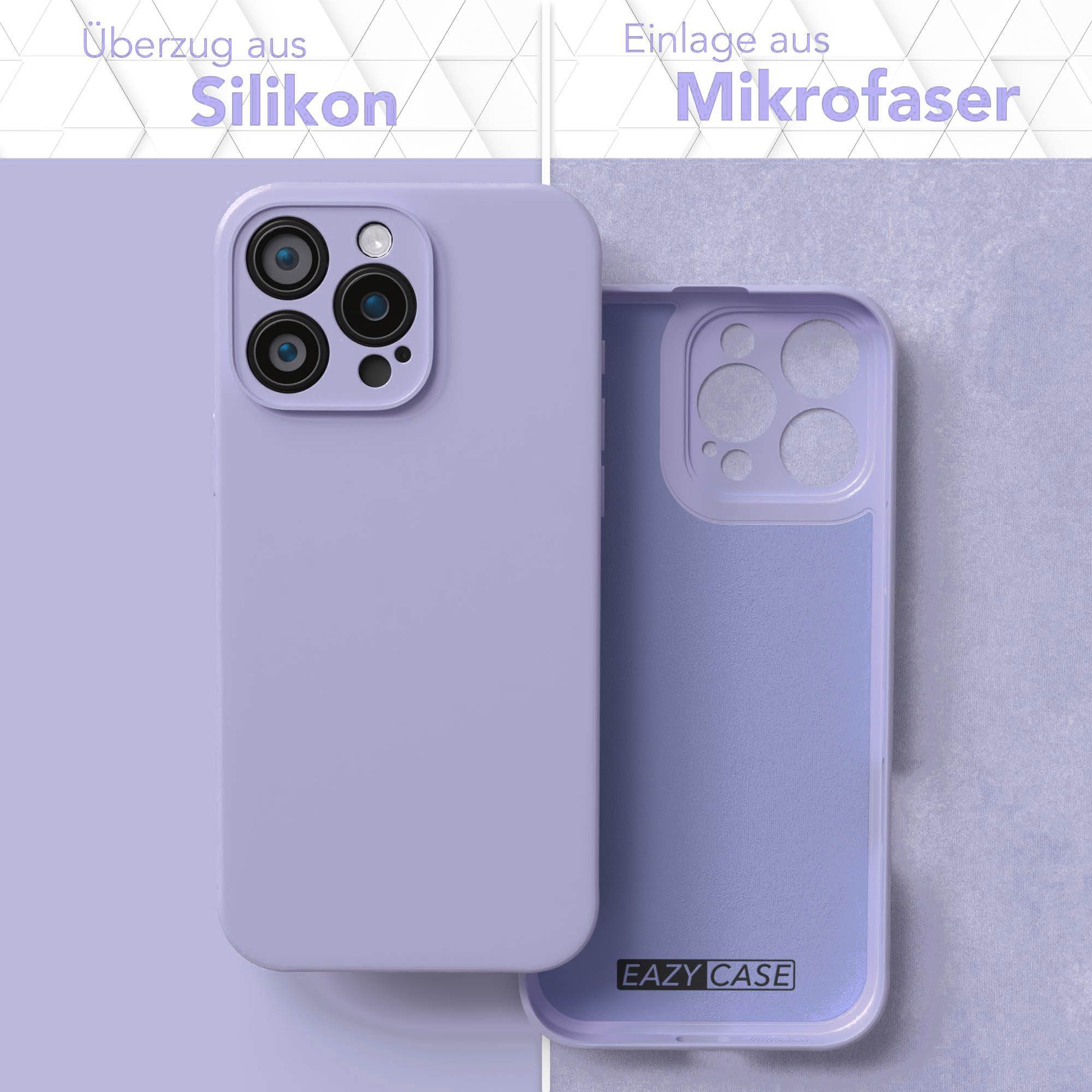 EAZY CASE Handyhülle für Apple iPhone 16 Pro Max Hülle Silikon 6,9 Zoll, Silikonhülle stoßfest Smart Slimcover Case Dünn Blau Lila – Bild 3 von 5