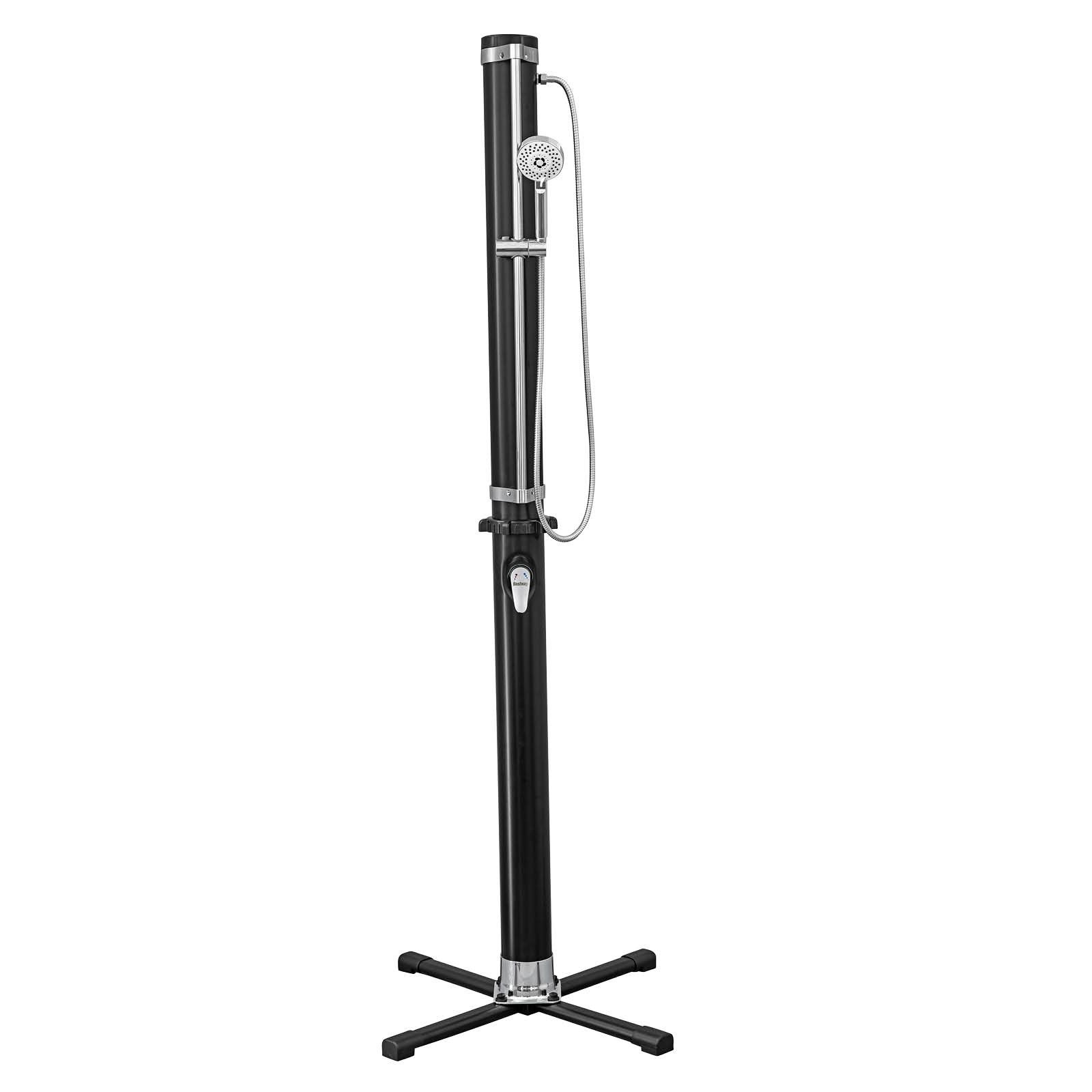 BESTWAY Gartendusche Bestway SolarFlow Außendusche 20 L – Solardusche für Pool & Garten (1 St), Solar-Wassererwärmung,Gartenschlauchanschluss,Mehrere Strahlarten