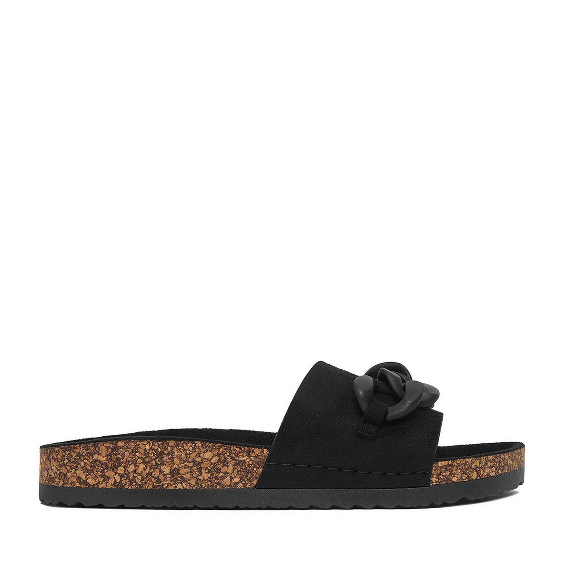 Jenny Jenny Damen-Flip-Flops, Schwarz Badepantolette