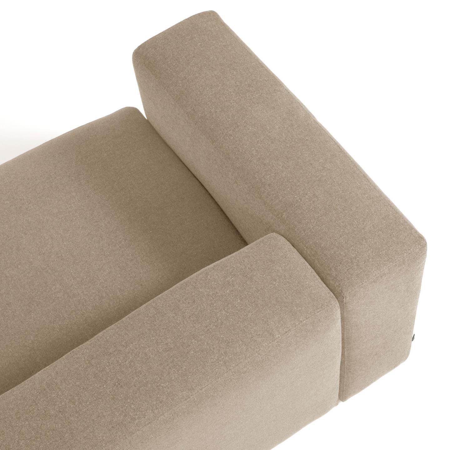 210cm Couch Sofa 2-Sitzer Sofa beige Natur24 Sitzgelegenheit Blok