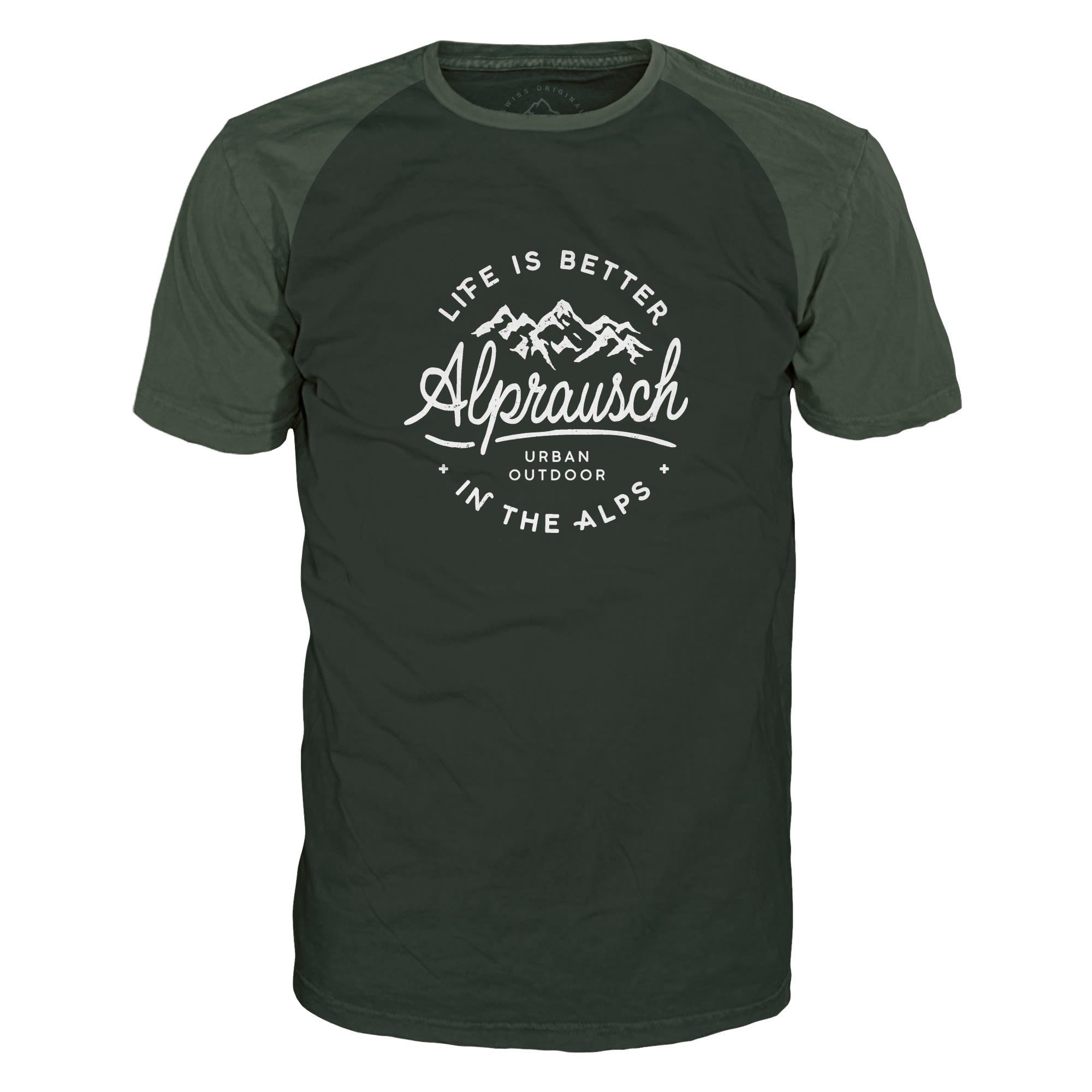 Alprausch T-Shirt Alprausch M Wildnis T-shirt Herren Kurzarm-Shirt
