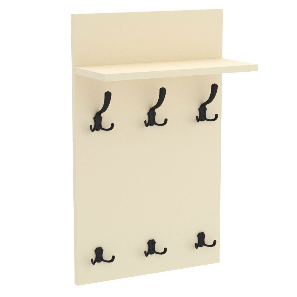 AKKE Garderobenhalter, MIDI Garderobe Schwarze Haken günstig online kaufen
